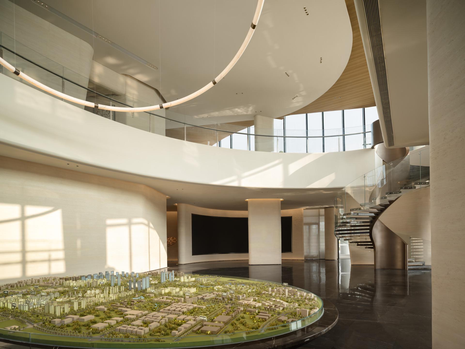 London Design Awards Winner - Yixin Lake City Exhibition Hall Of ACDG