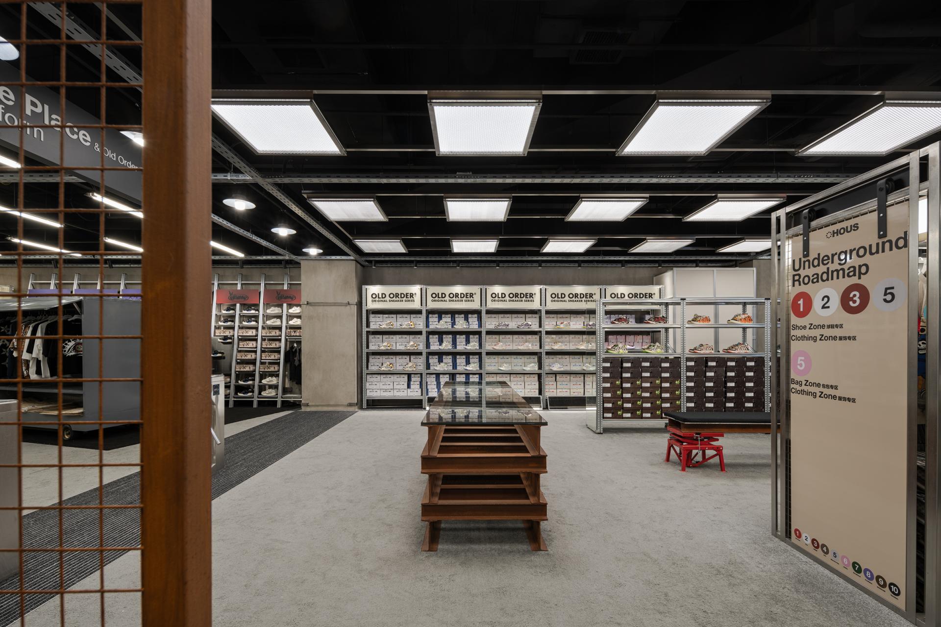 London Design Awards Winner - Shanghai OLD ORDER Streetwear Collection Store