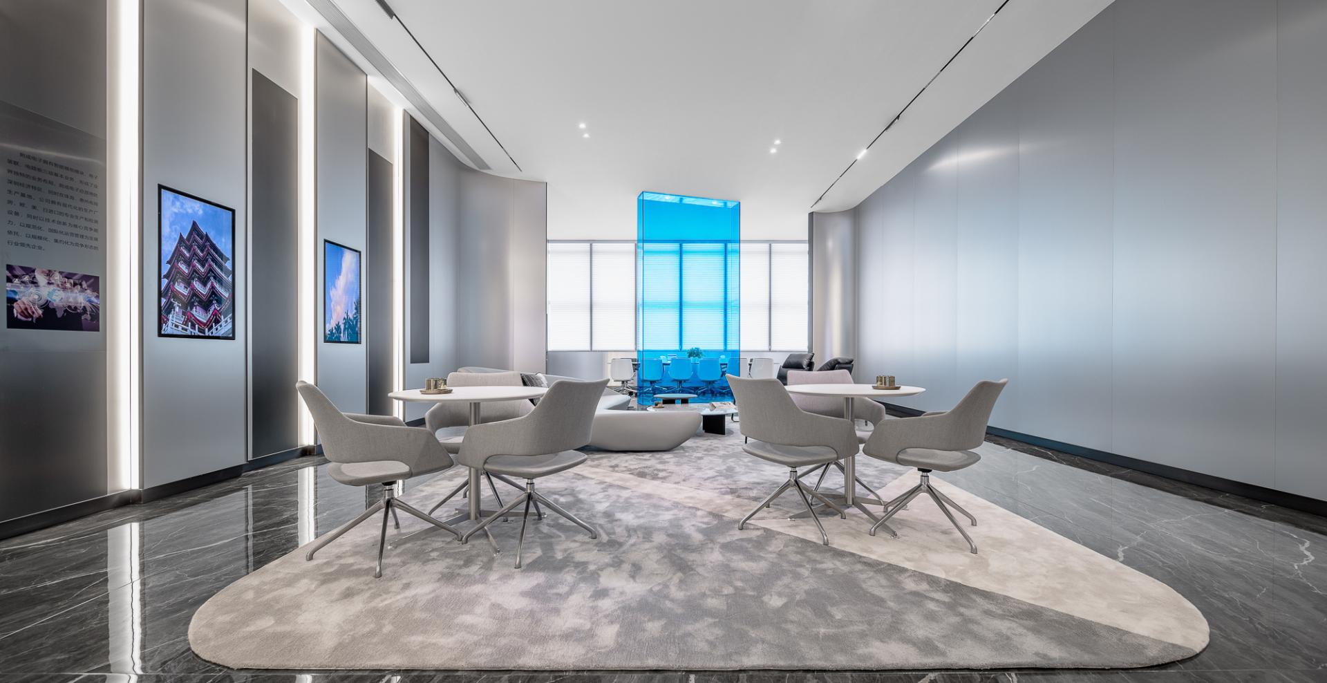 London Design Awards Winner - Huizhou Zecheng Electronic Office Lobby