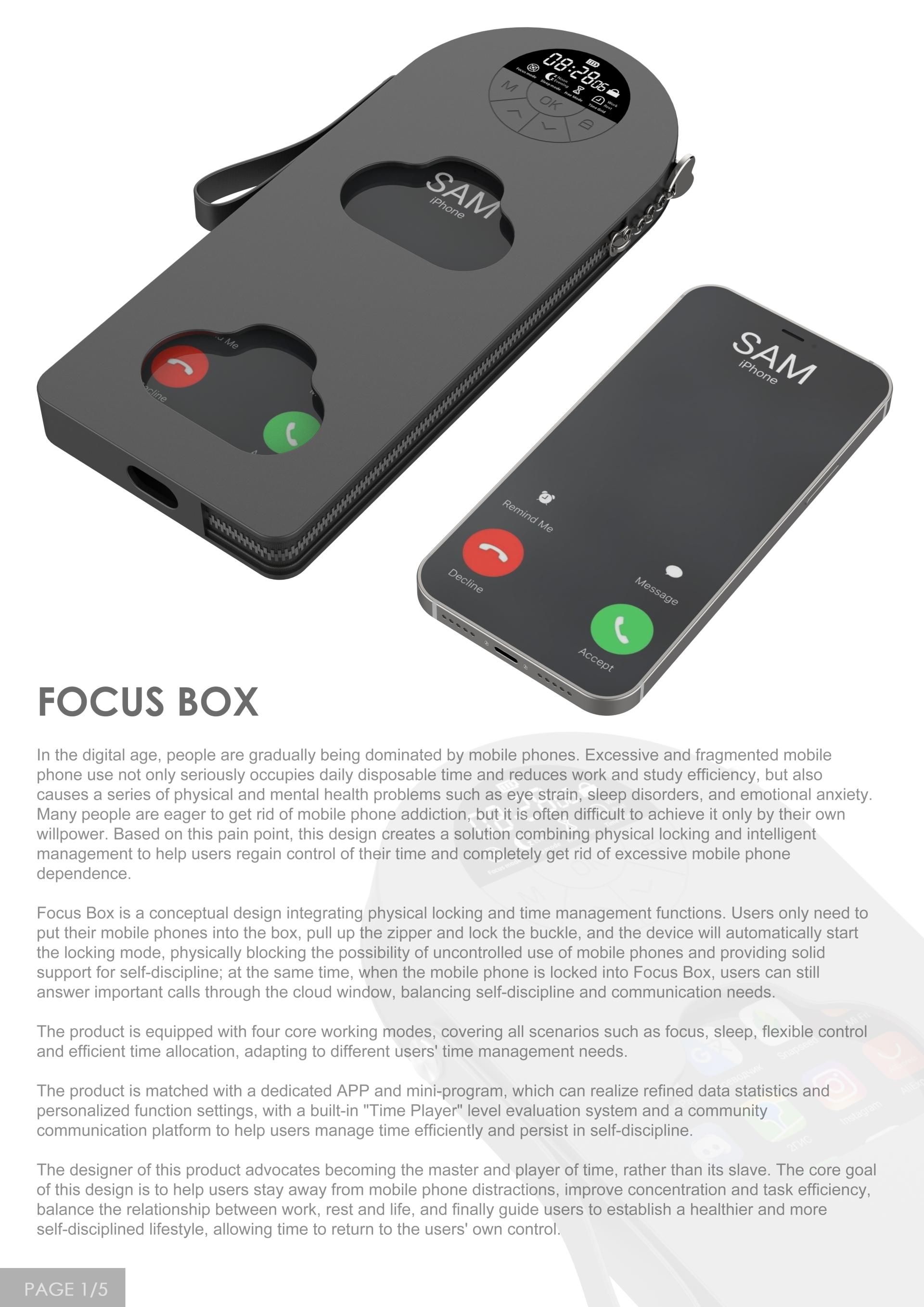 London Design Awards Winner - FOCUS BOX