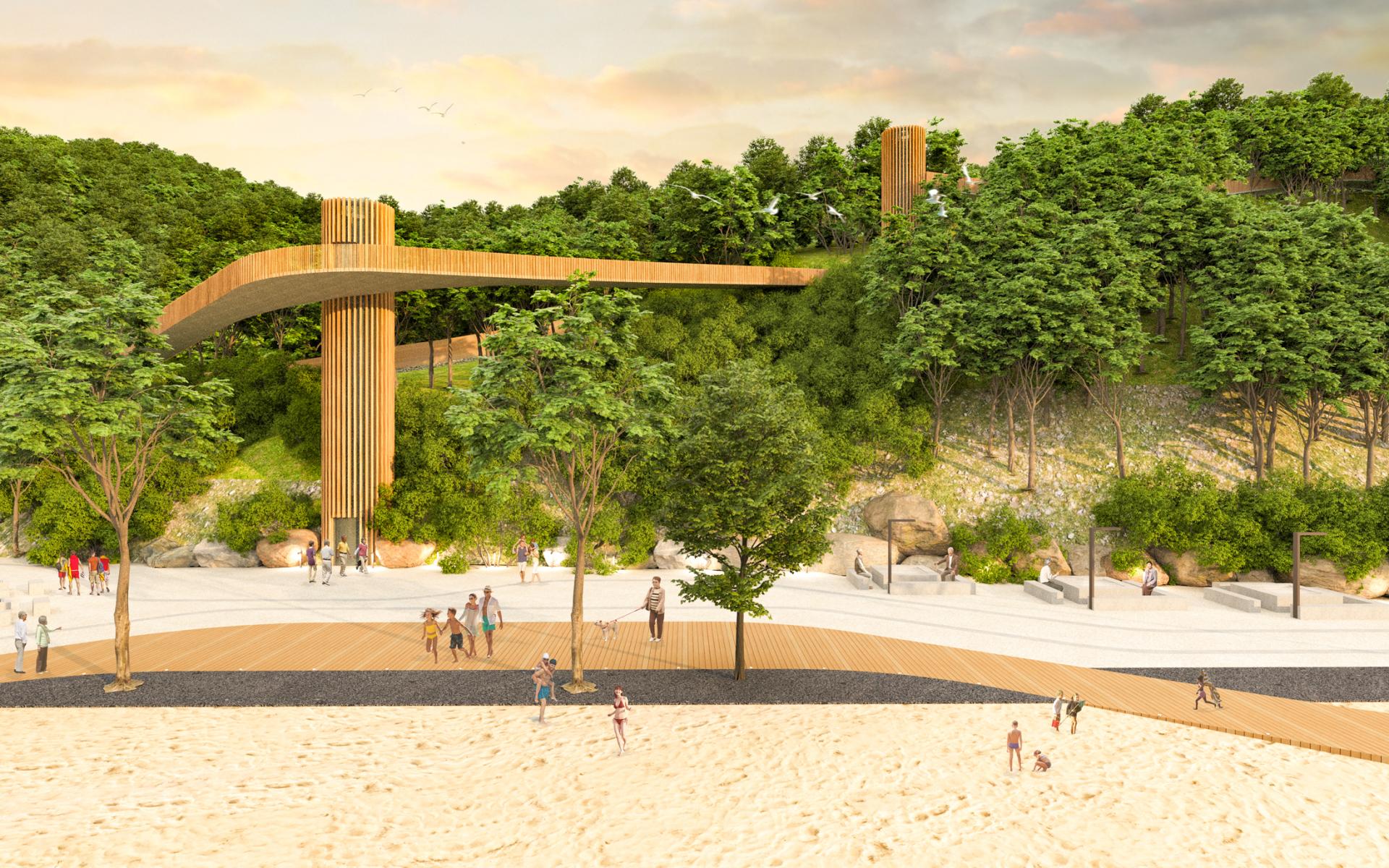 London Design Awards Winner - Park of Tides - Hac Sa Beach Trail