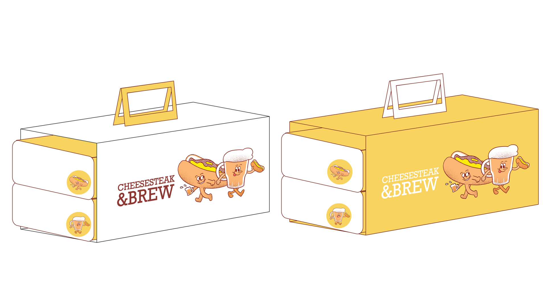 London Design Awards Winner - Cheesesteak & Brew