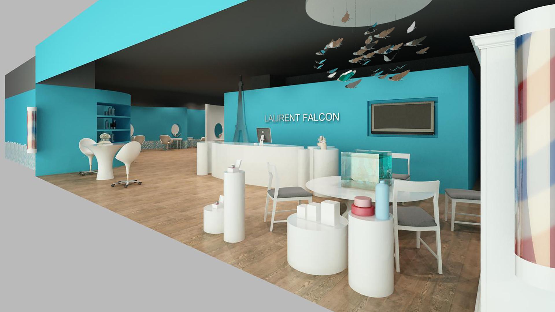 London Design Awards Winner - Laurent Falcon Hair Salon