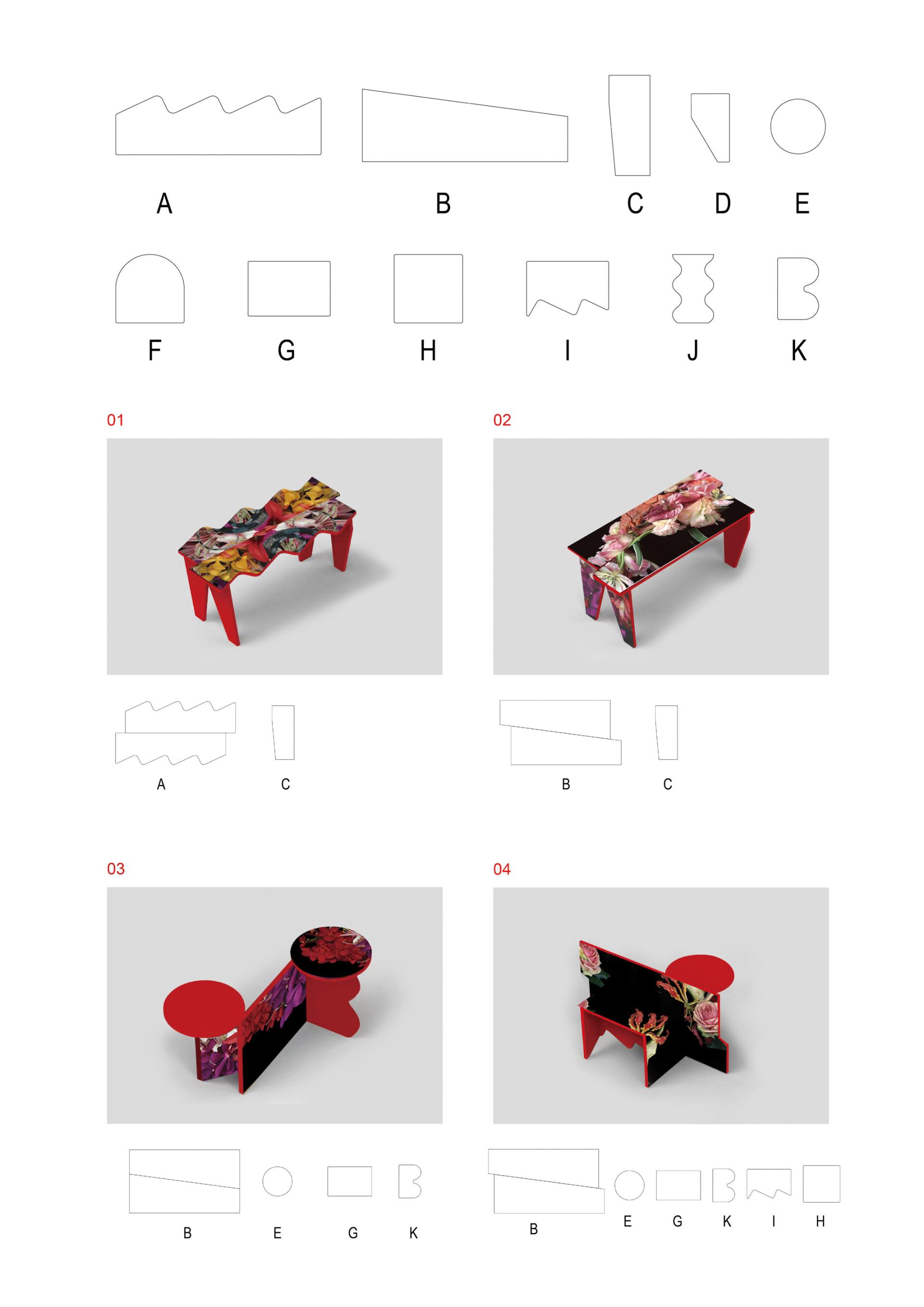 London Design Awards Winner - ARTOX X Nobuyoshi Araki's Assembly Furniture Set