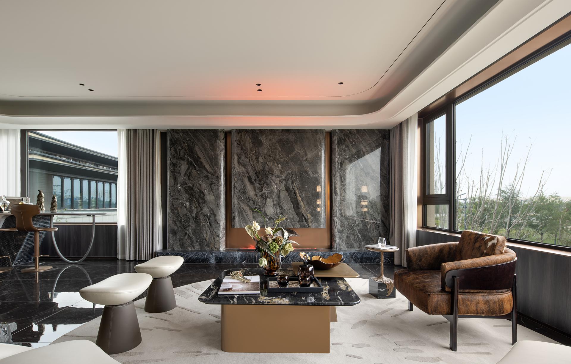 London Design Awards Winner - Dongying Wen Yue Peony Duplex Model Room