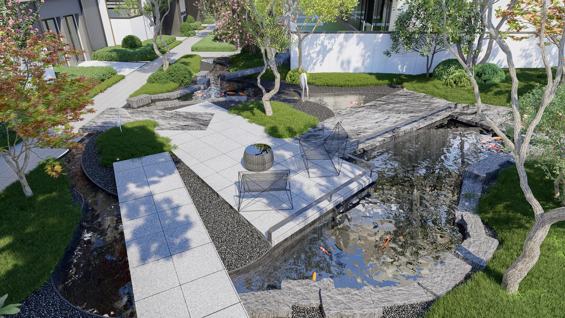 London Design Awards Winner - Weinan Zhongchuang No.9 Villa Area Landscape