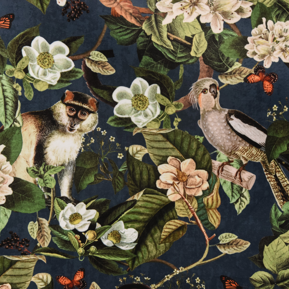 London Design Awards Winner - Tropical Jungle Velvet Fabric