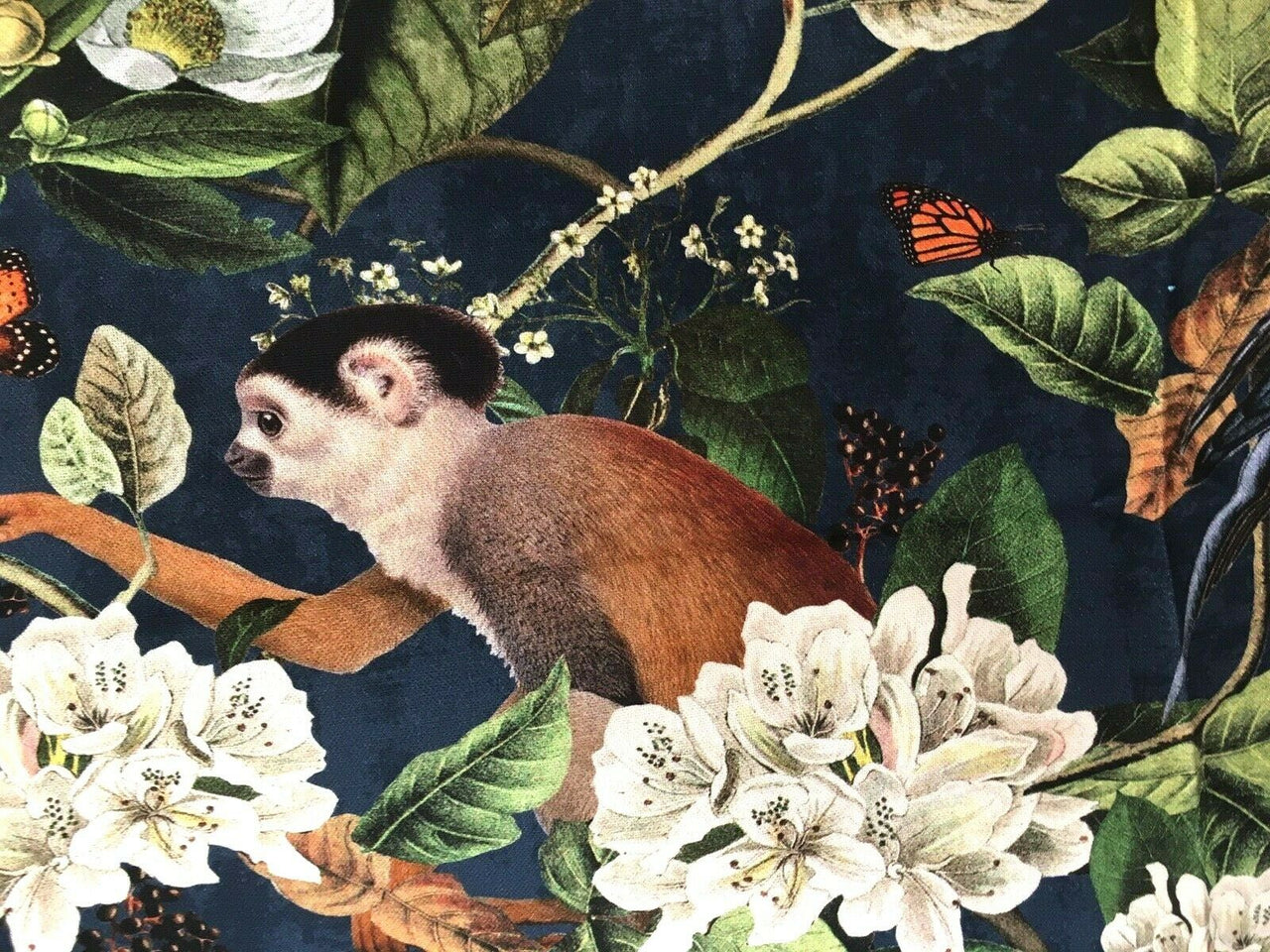 London Design Awards Winner - Tropical Jungle Velvet Fabric