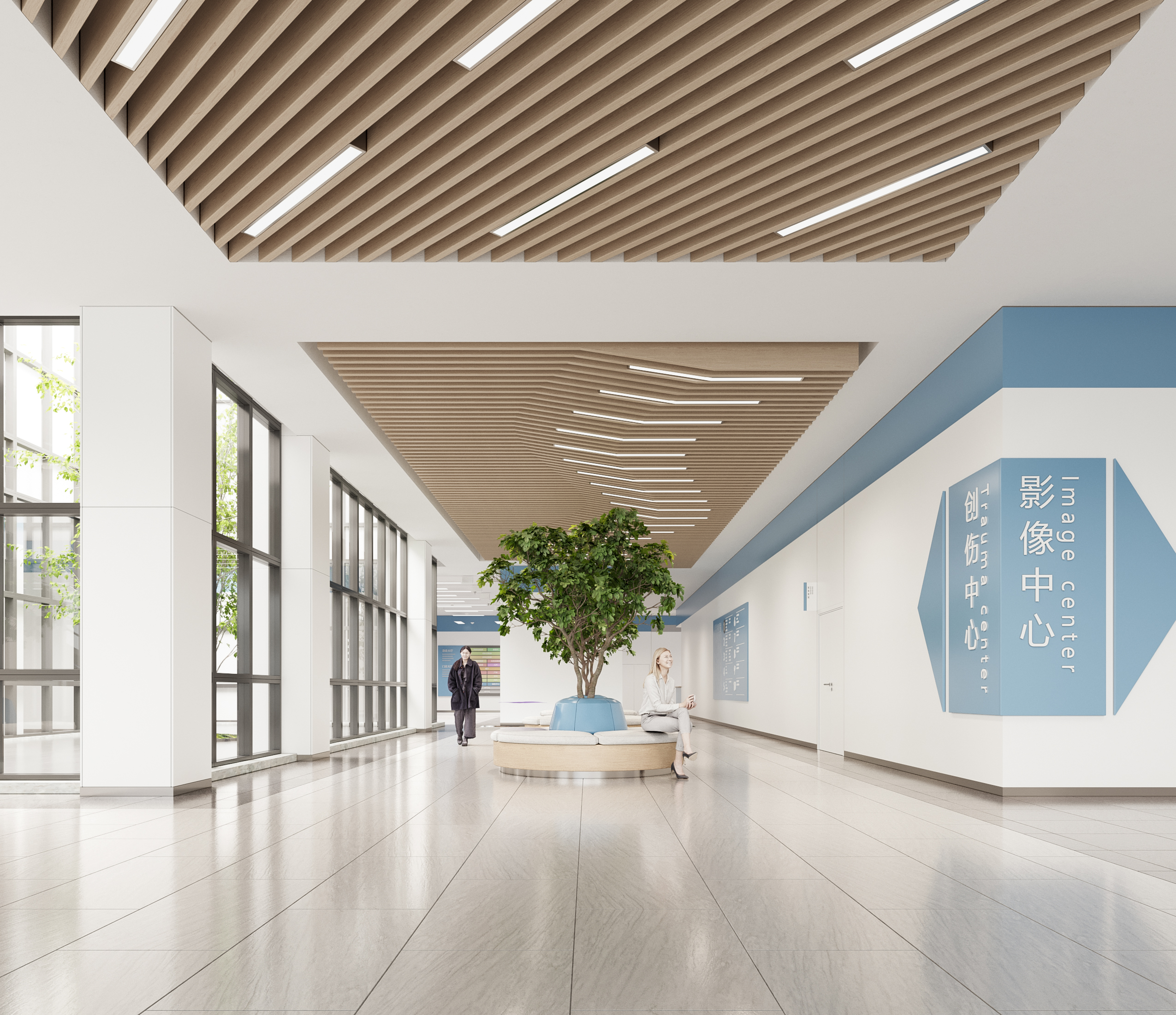 London Design Awards Winner - Interior design of Panlong District People's Hospital