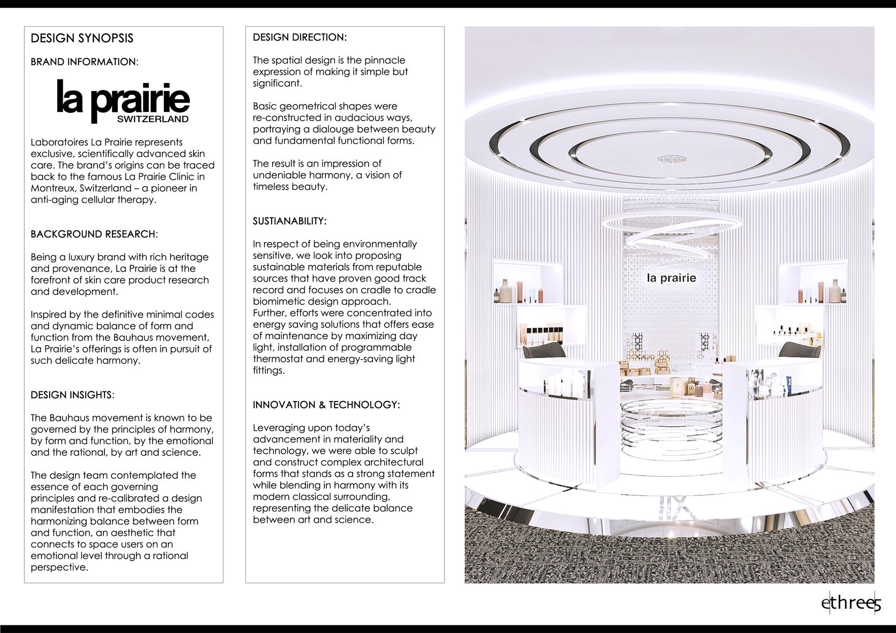 London Design Awards Winner - La Prairie