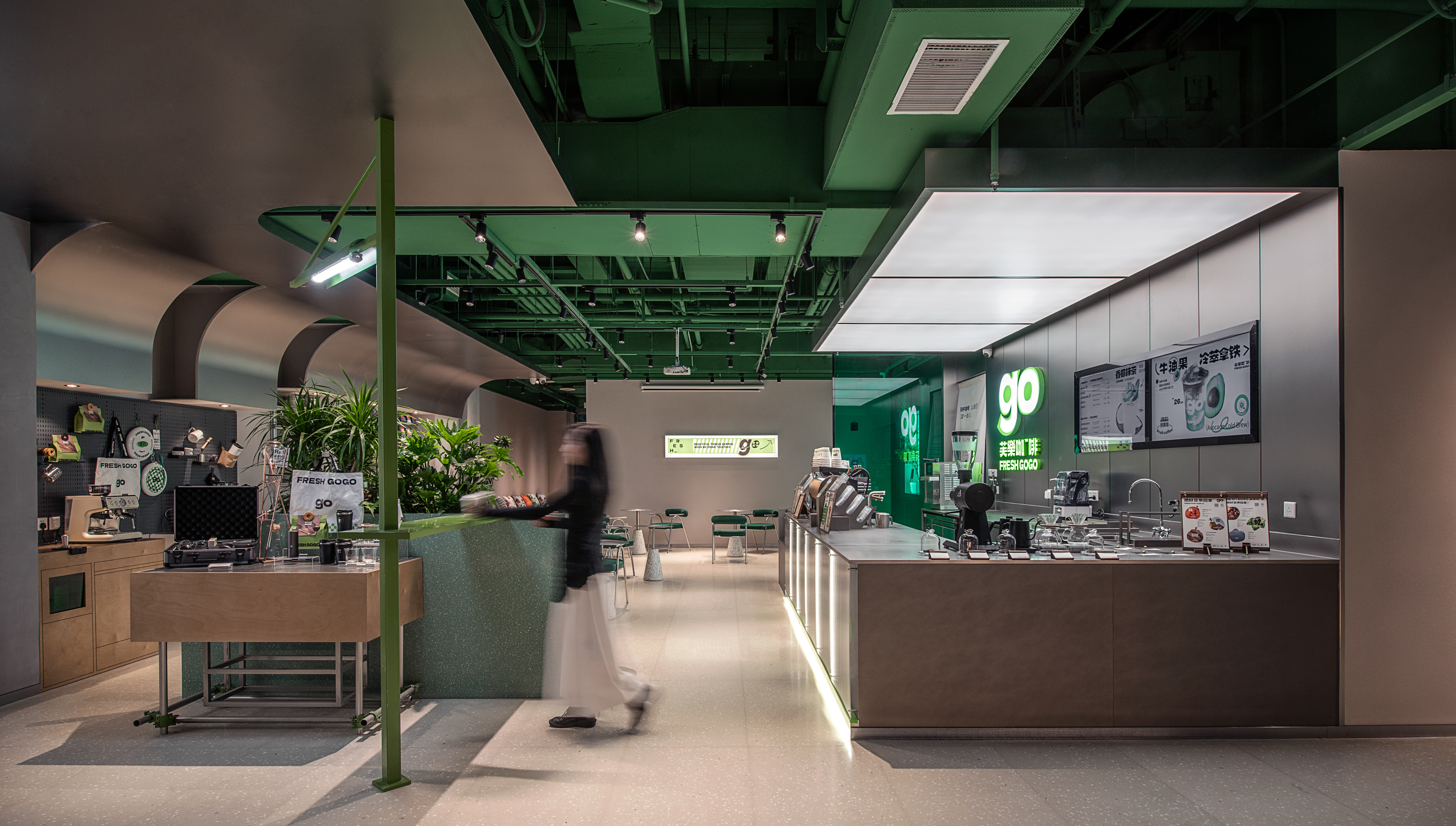 London Design Awards Winner - Fresh gogo experience coffee bar