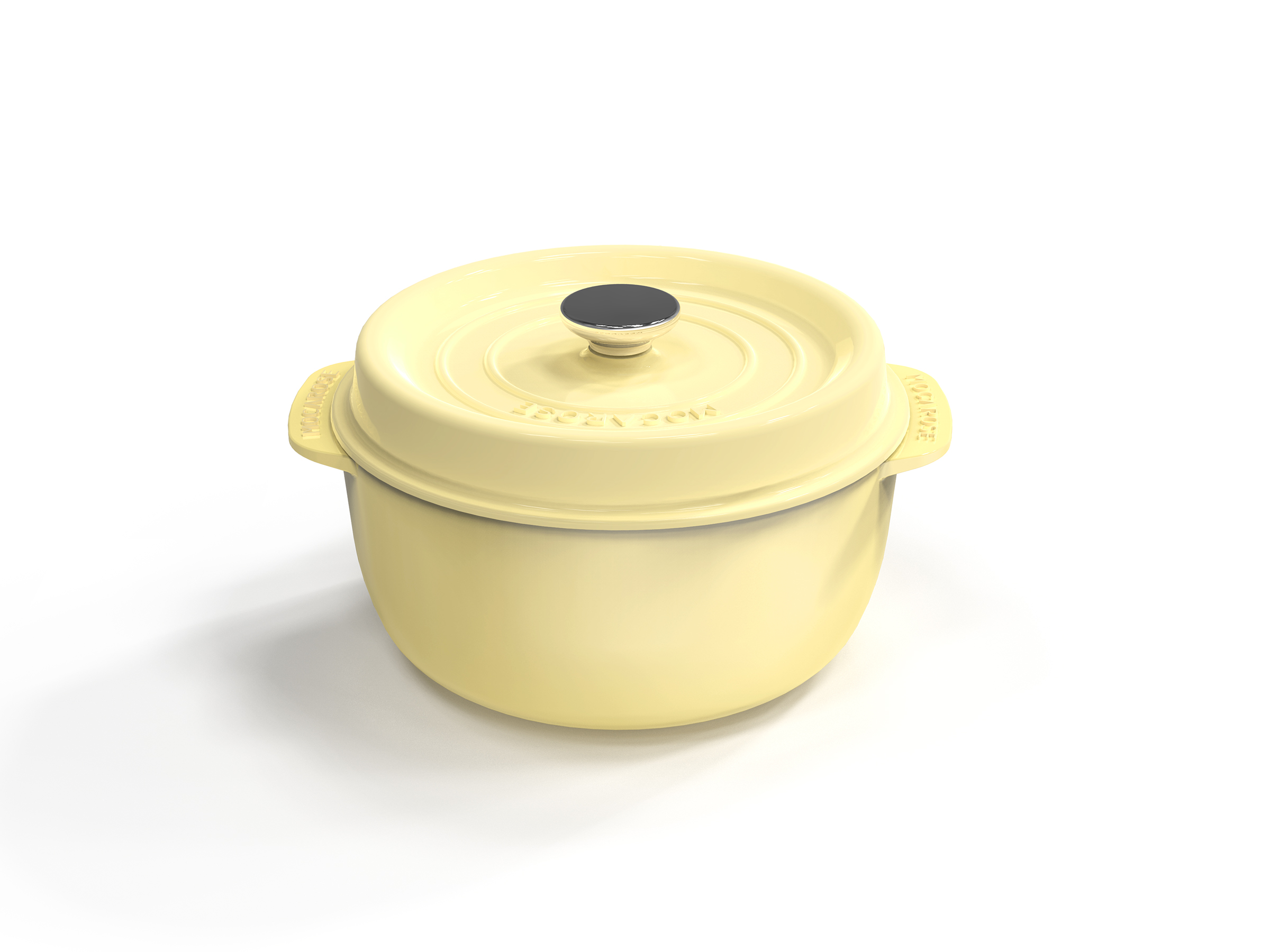 London Design Awards Winner - MOCAROSE enamel cast iron pan