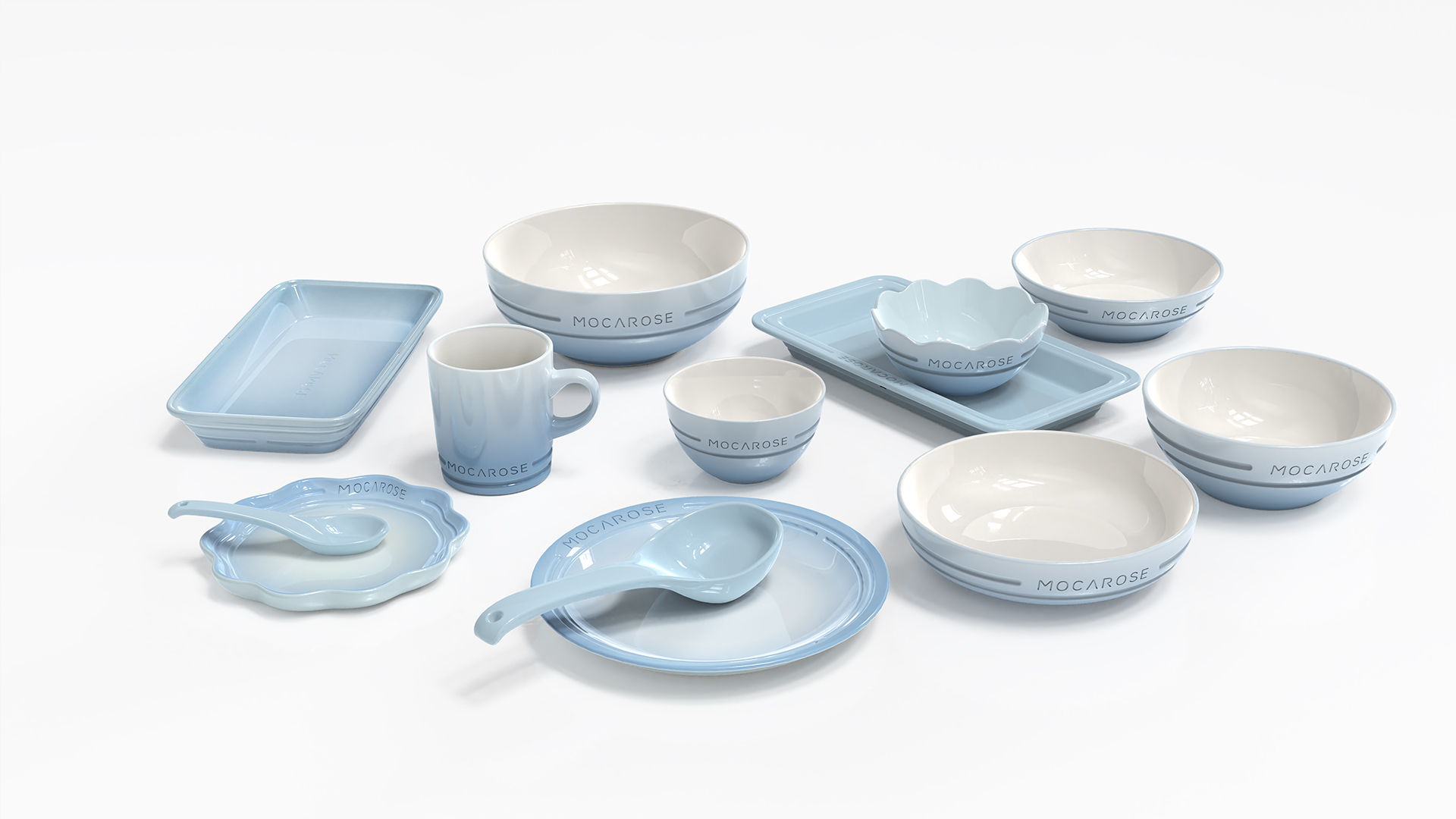 London Design Awards Winner - MOCAROSE stoneware dishware