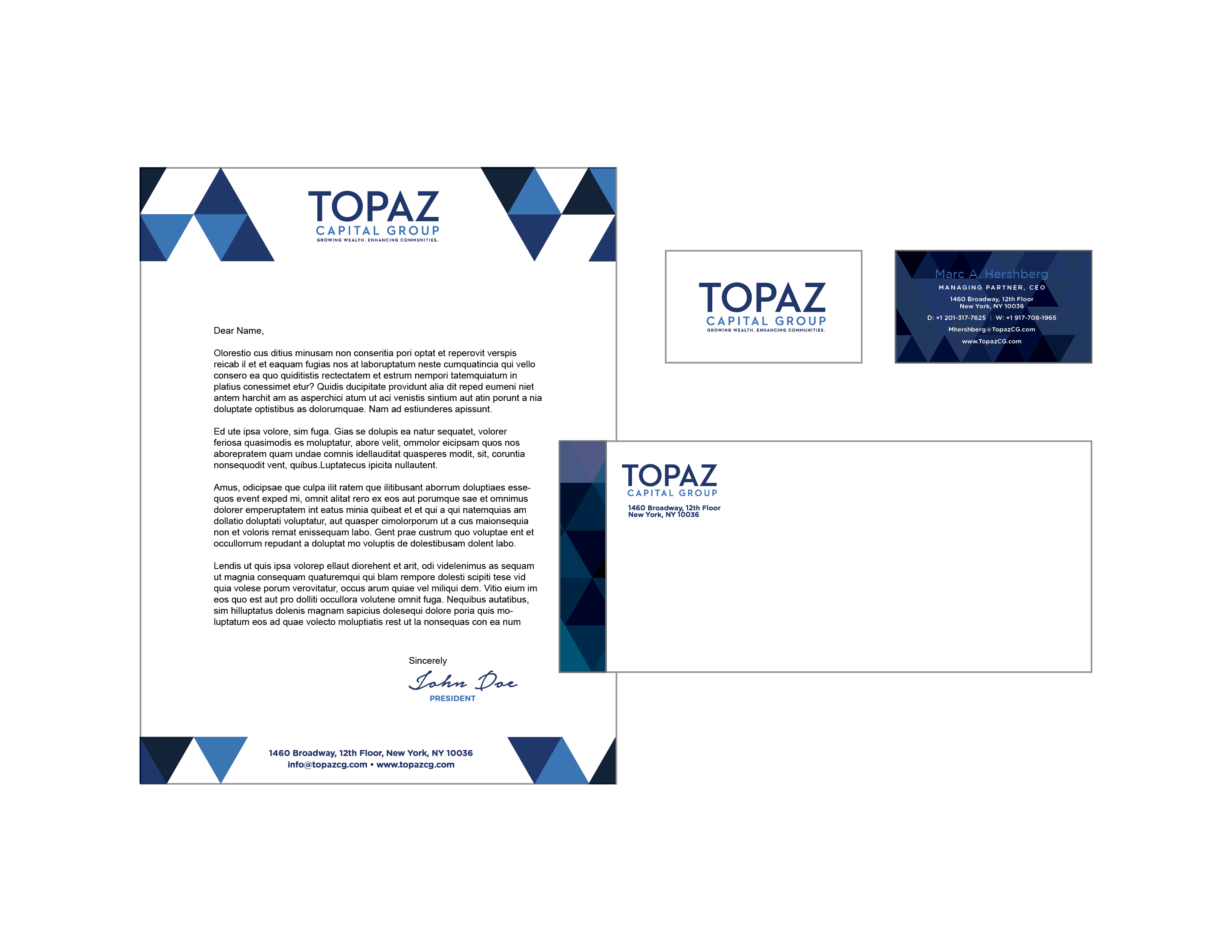 London Design Awards Winner - Topaz Rebranding