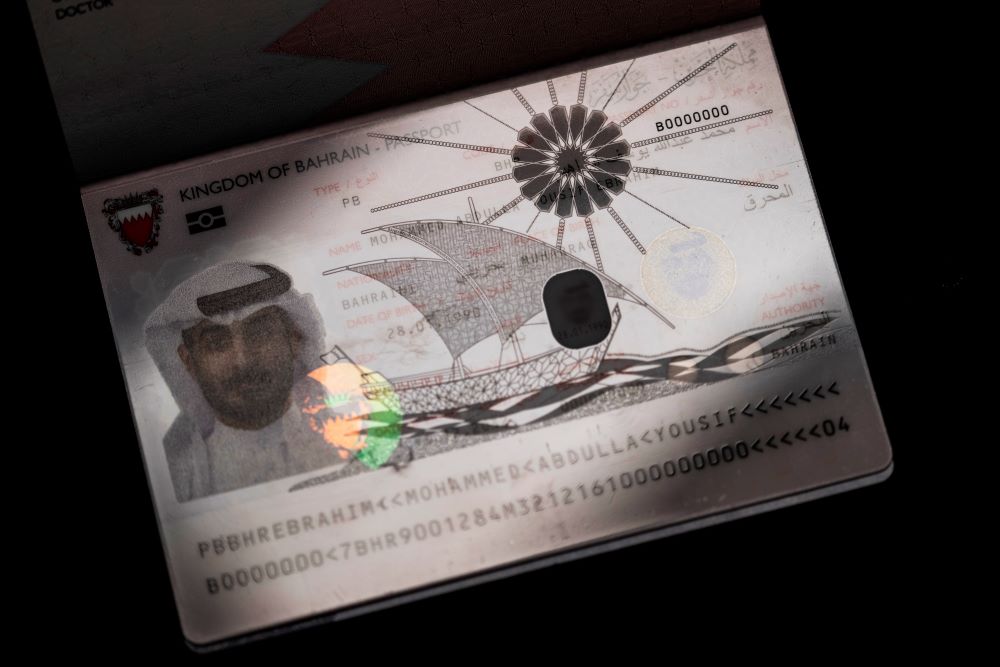 London Design Awards Winner - Bahrain's ePassport: Creative Journey Across Borders