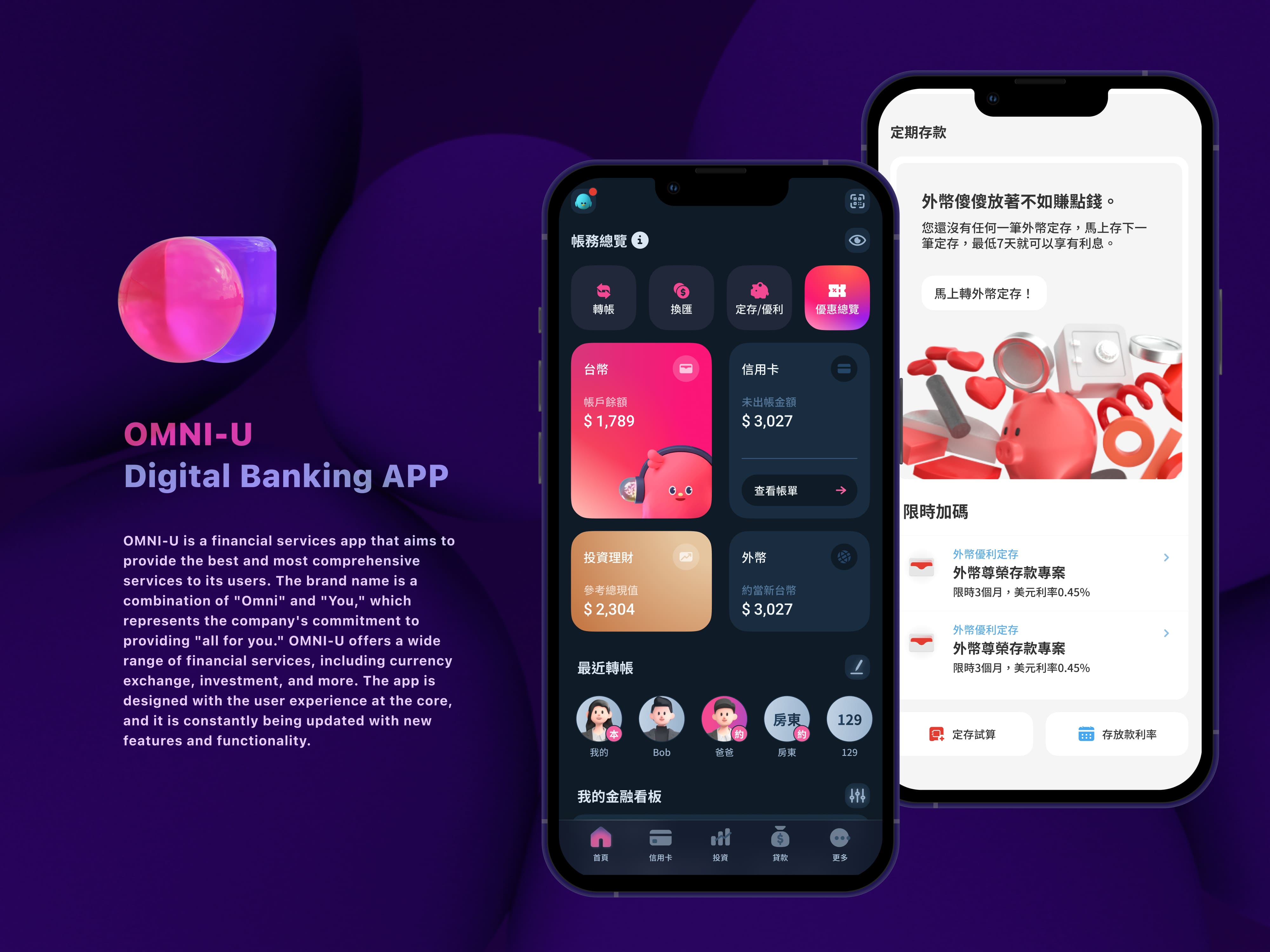 London Design Awards Winner - OMNI-U APP by SHIN KONG Bank