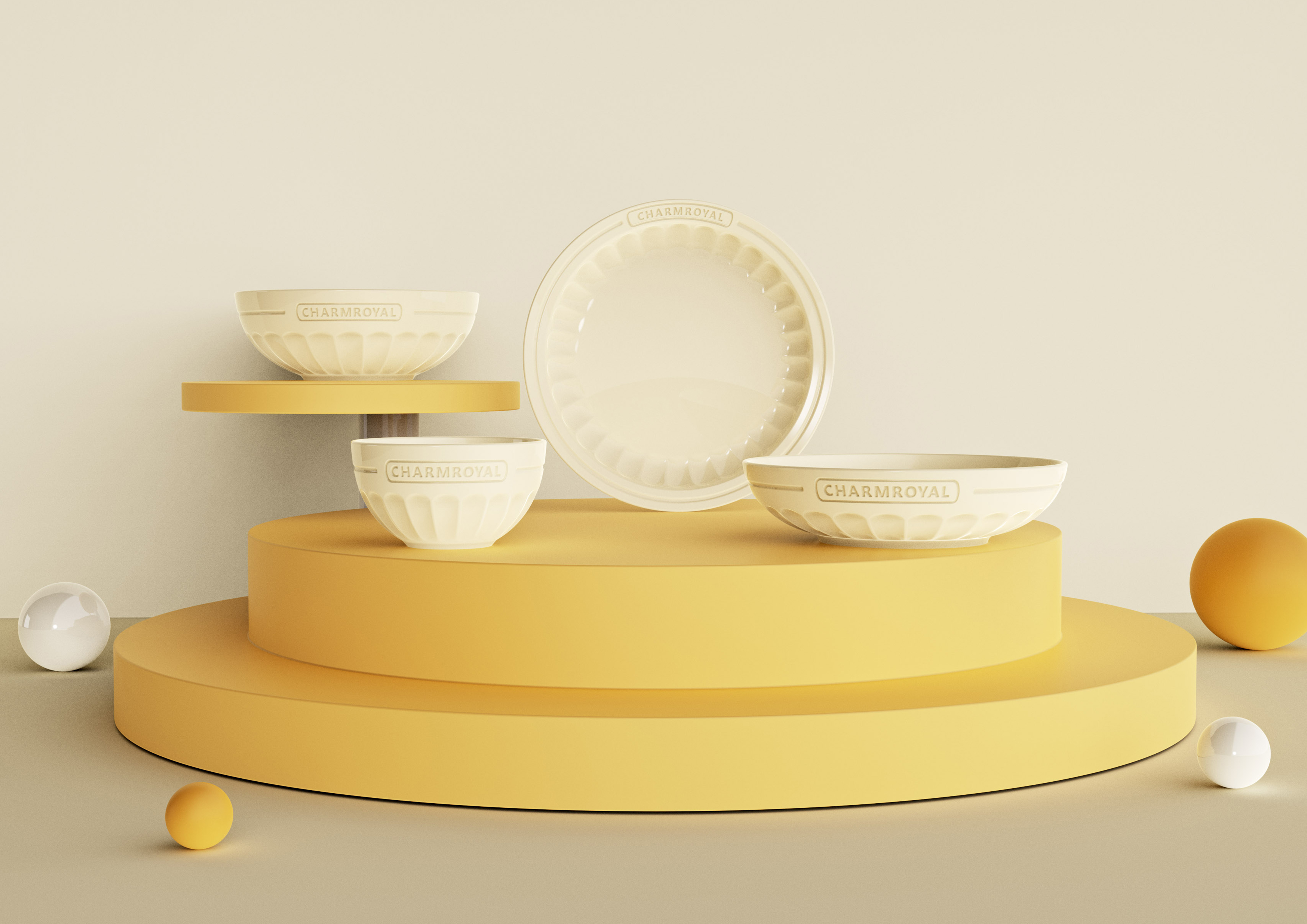 London Design Awards Winner - CharmRoyal French stoneware tableware