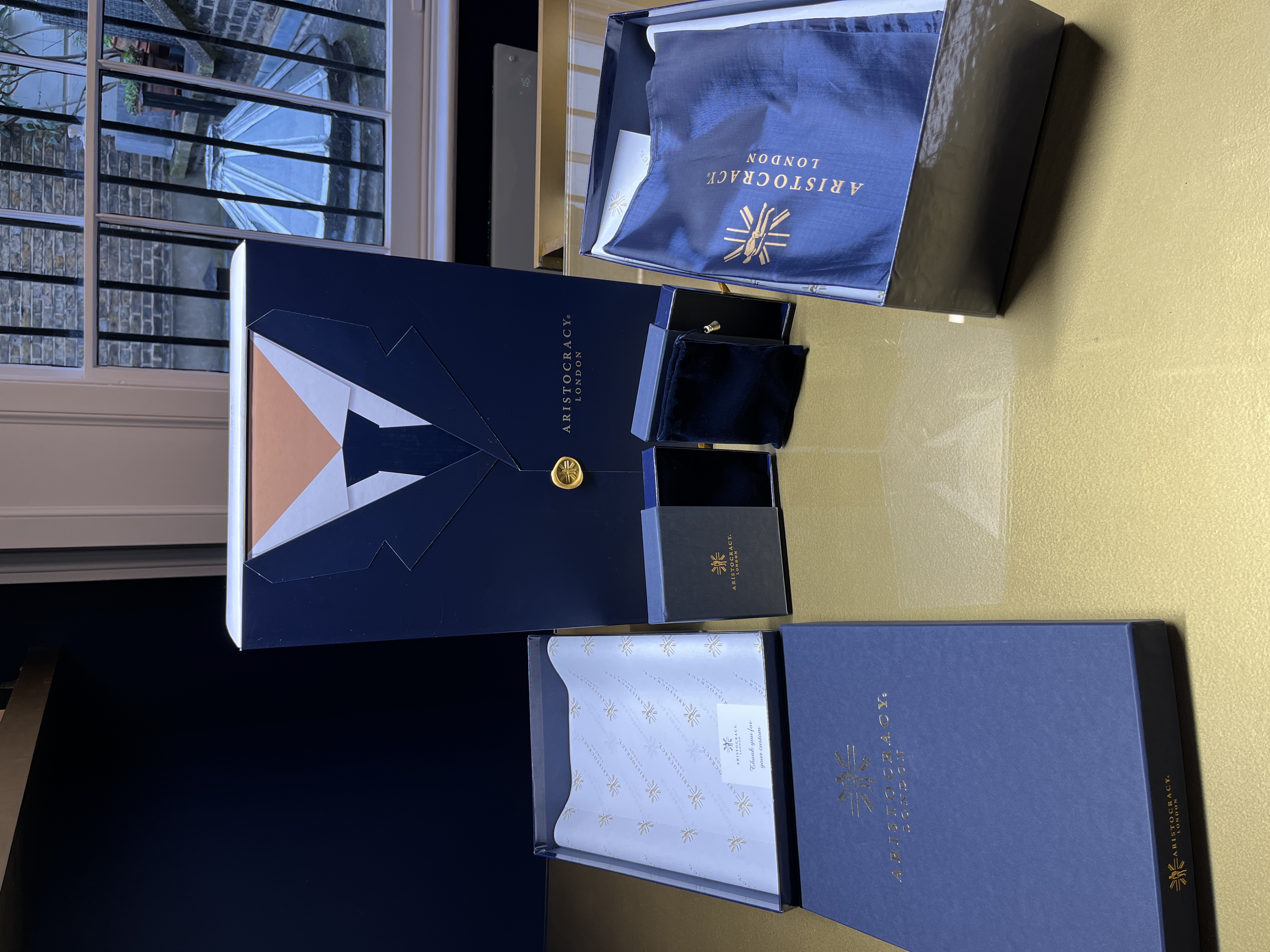 London Design Awards Winner - Aristocracy London's luxury packaging for menswear