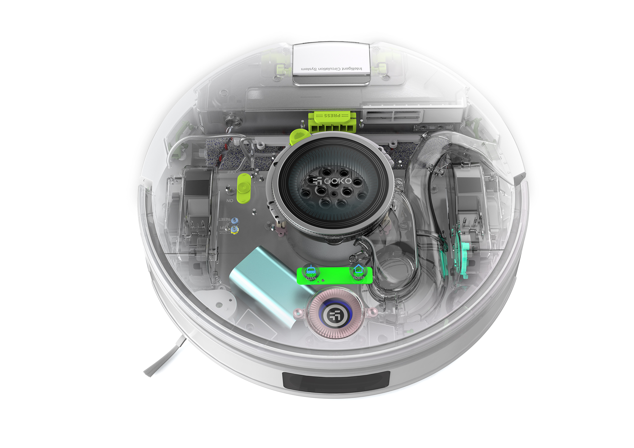 London Design Awards Winner - R30 wet and dry robot vacuum