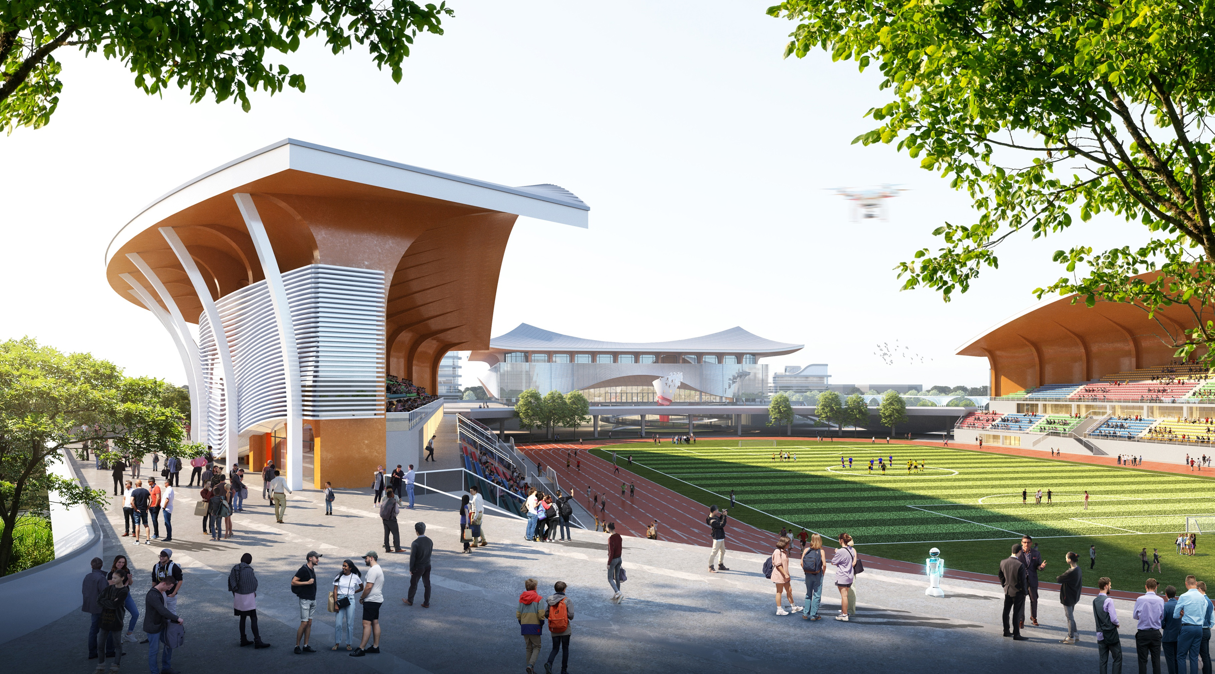 London Design Awards Winner - Tumxuk Comprehensive Sports Stadium