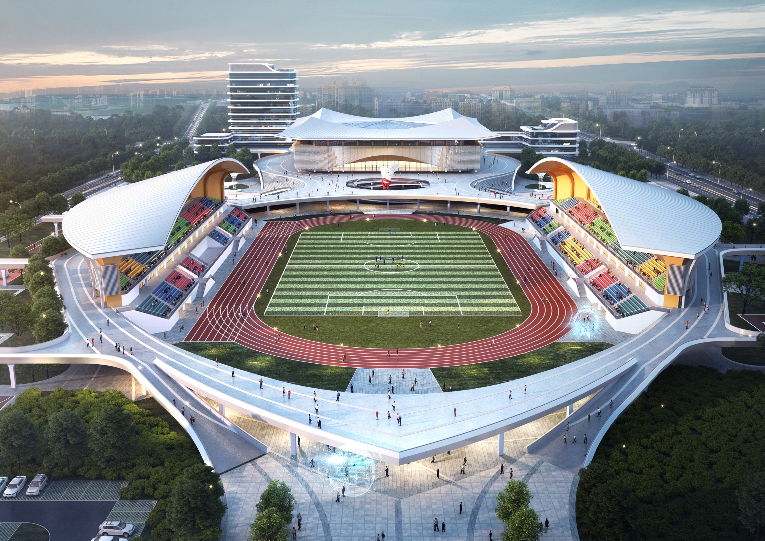 London Design Awards Winner - Tumxuk Comprehensive Sports Stadium