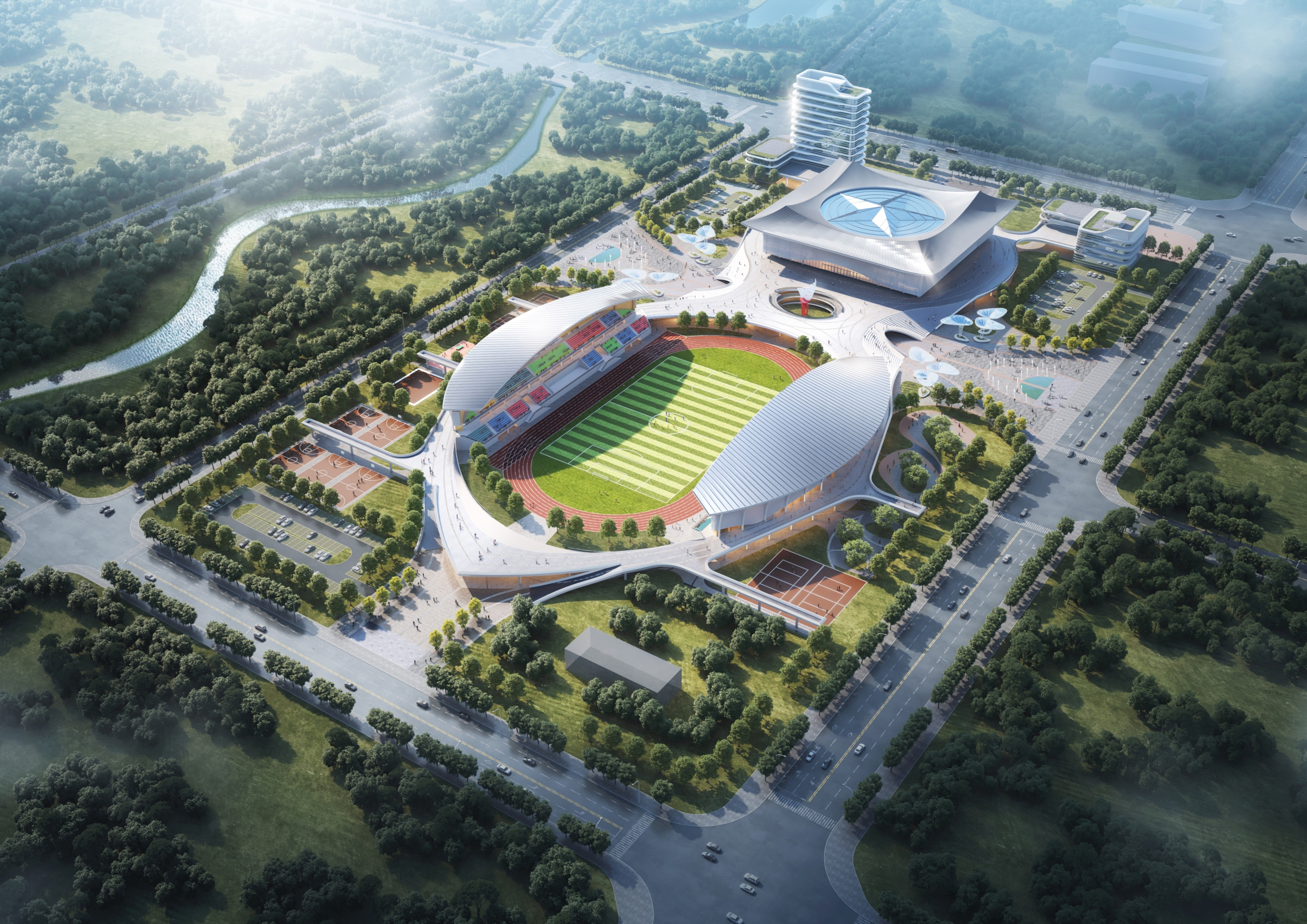 London Design Awards Winner - Tumxuk Comprehensive Sports Stadium