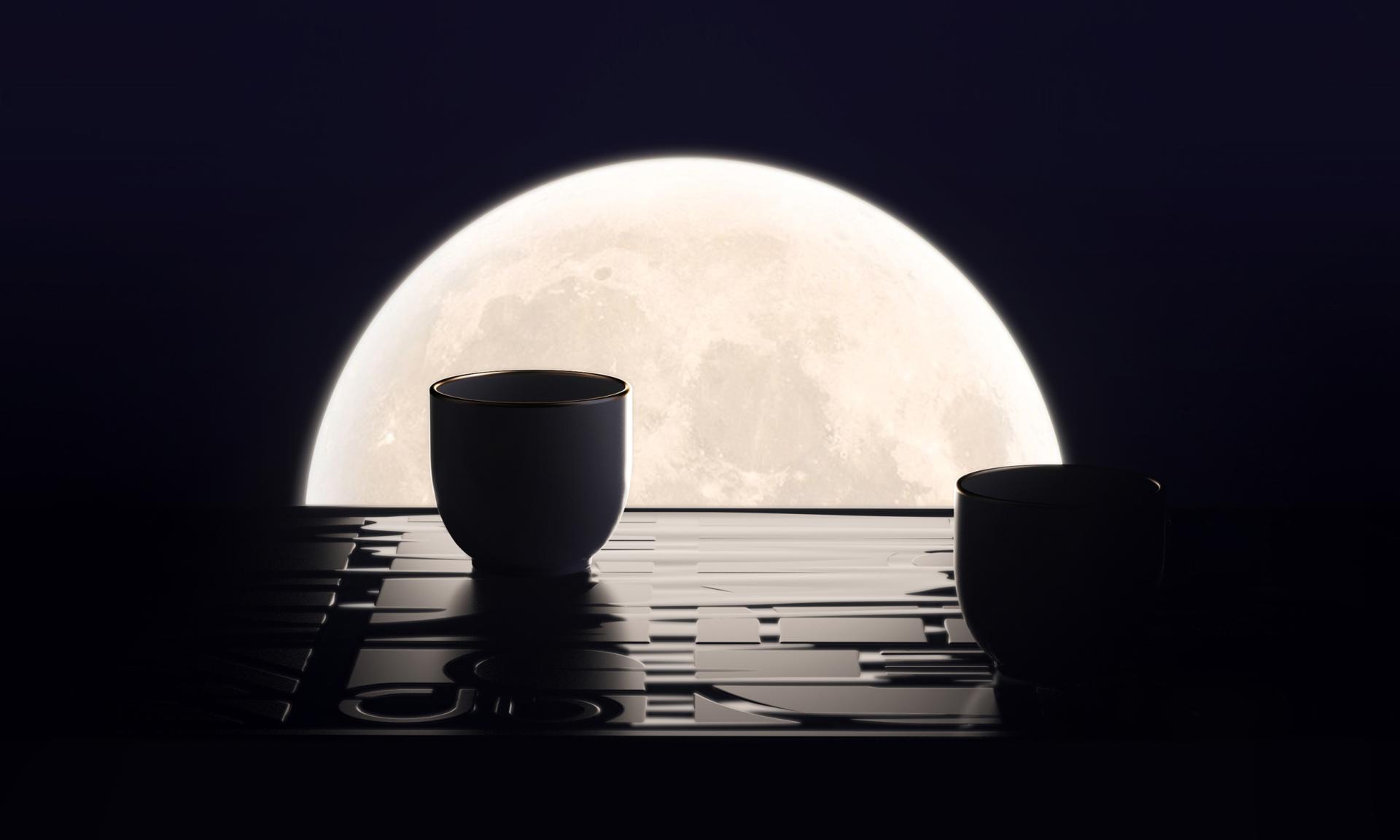 London Design Awards Winner - Colourful Imagination — Moon & tea Mid-autumn gift box