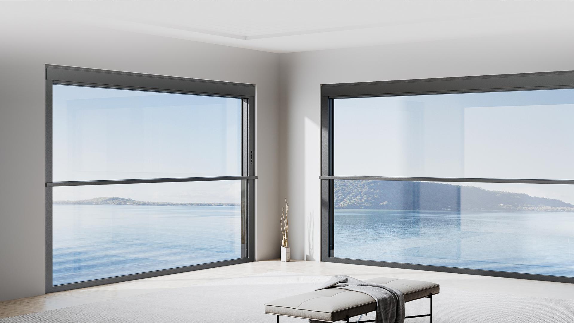 London Design Awards Winner - Heavy-duty electric lift windows