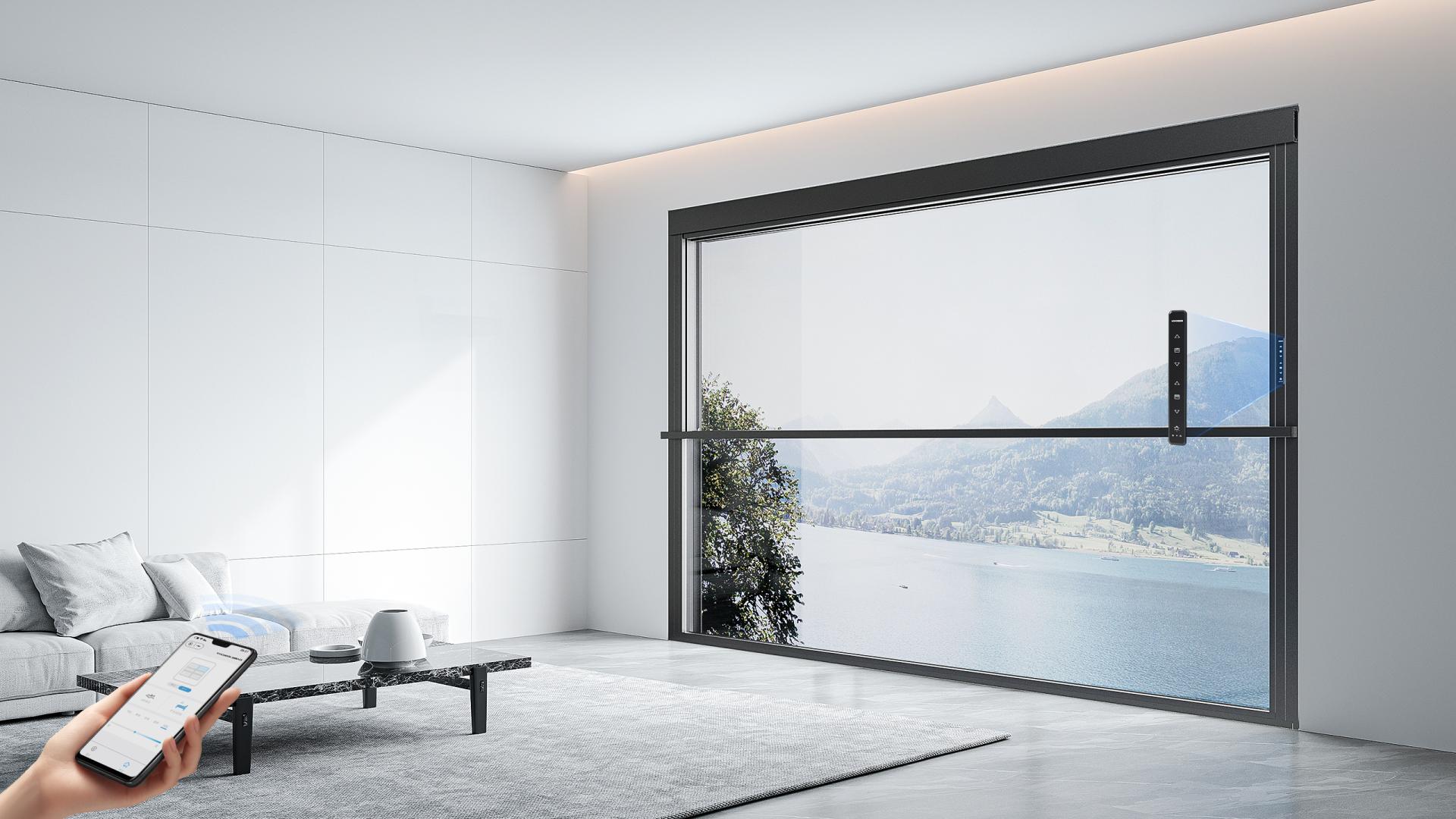 London Design Awards Winner - Heavy-duty electric lift windows