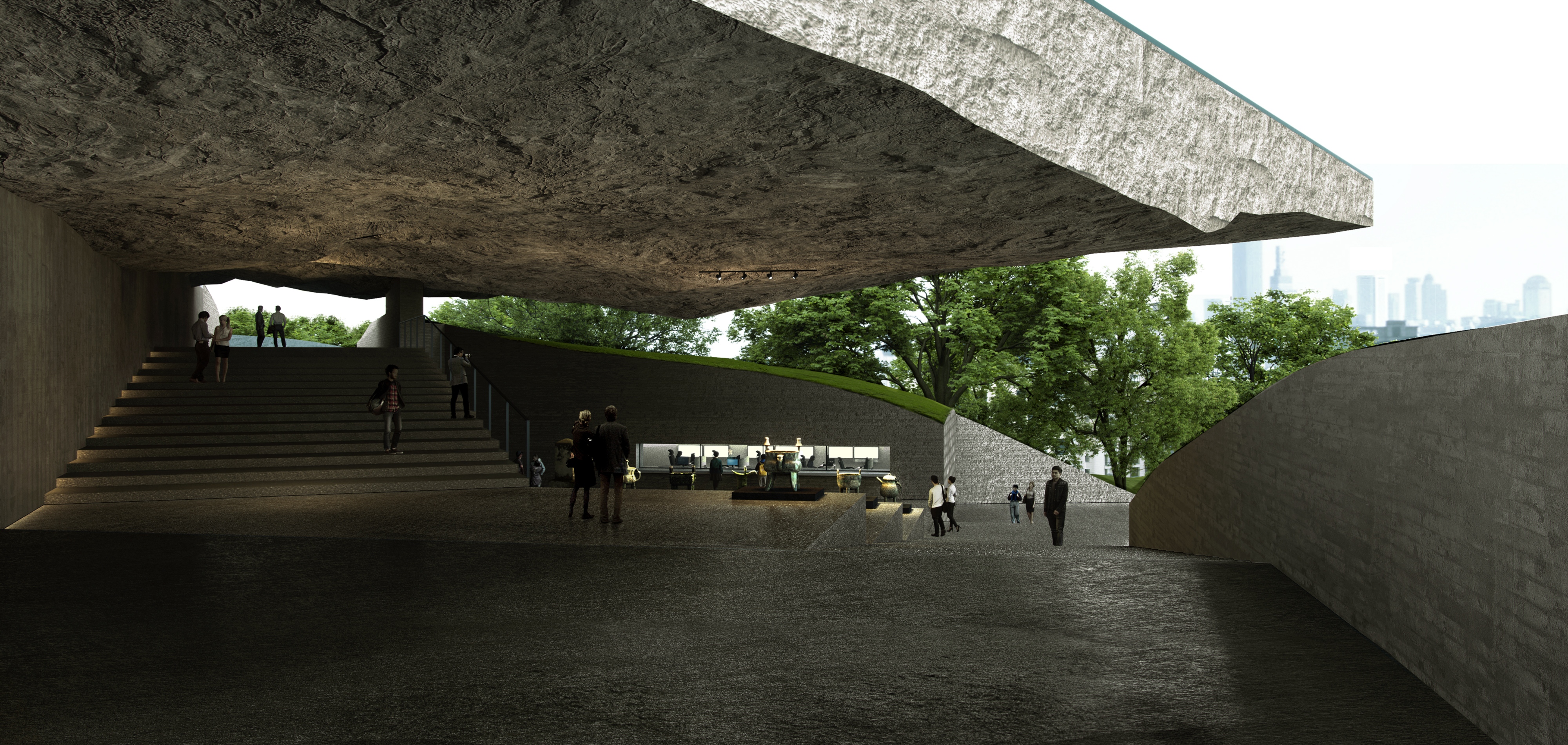 London Design Awards Winner - Nanjing Stone City Site Museum Entrance