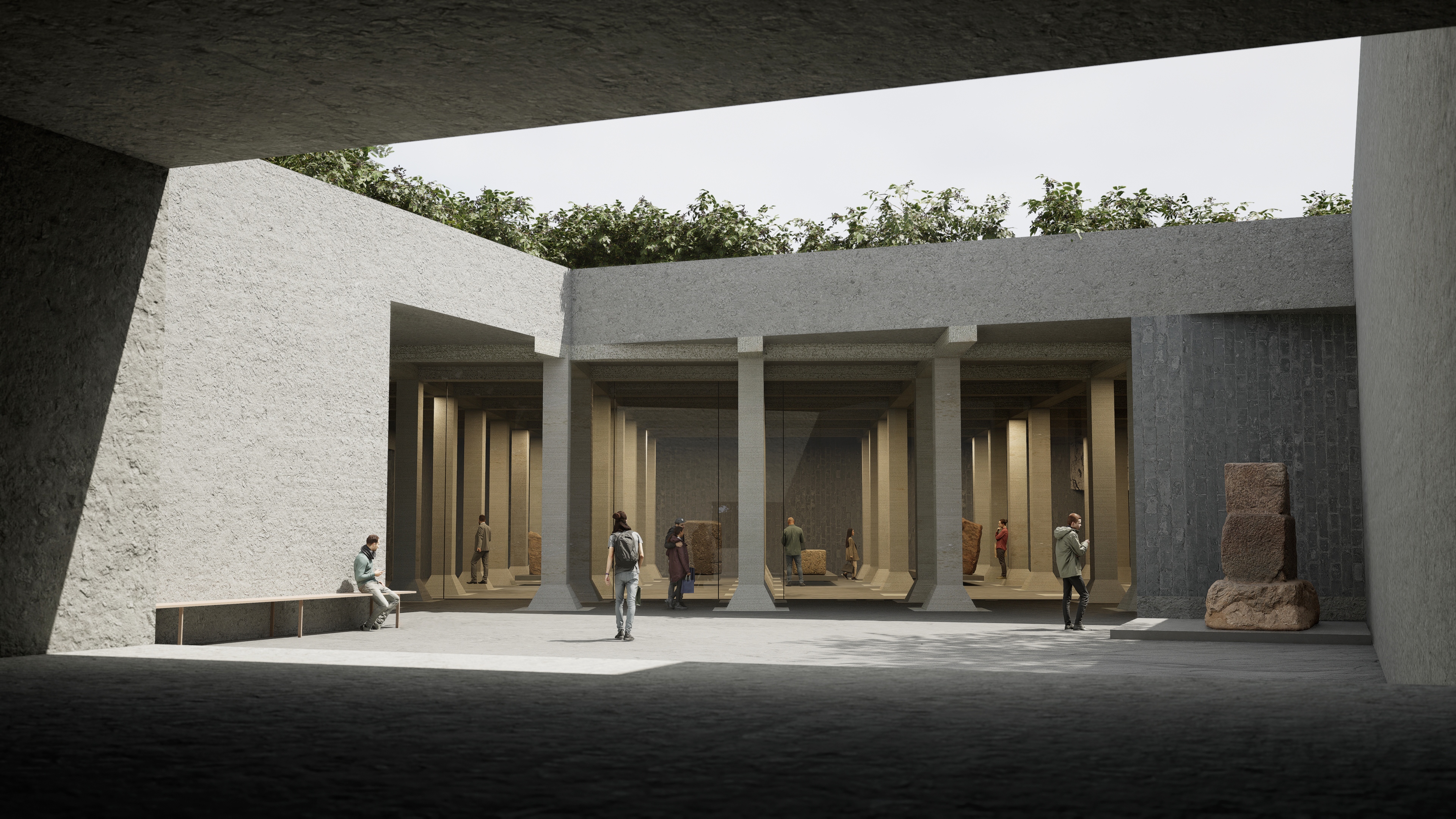 London Design Awards Winner - Nanjing Stone City Site Museum Entrance