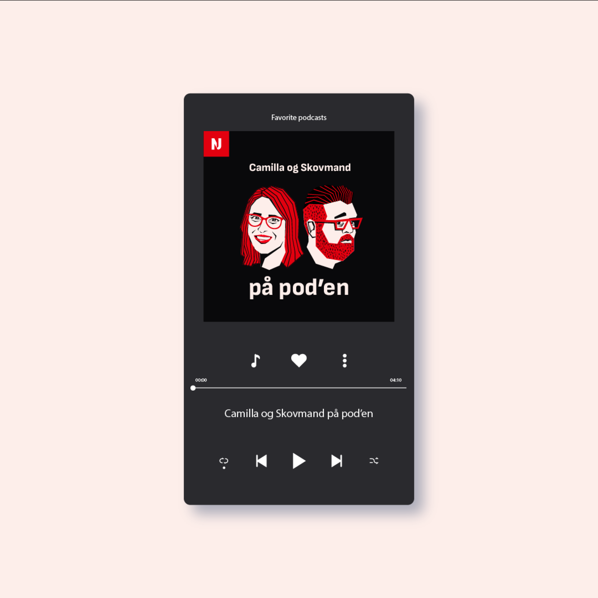 London Design Awards Winner - New Visual Identity for Radio Nordjyske's Podcasts