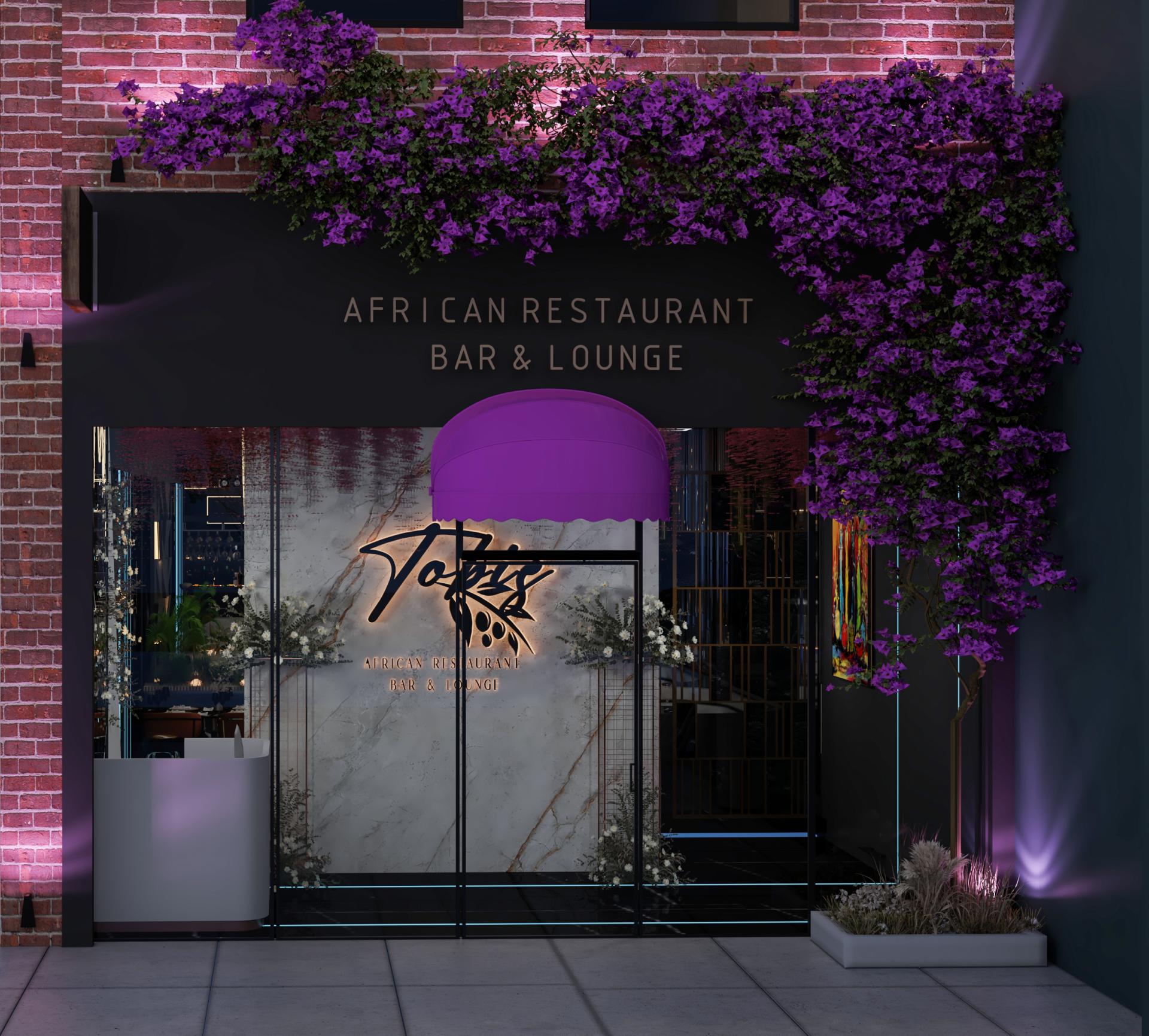 London Design Awards Winner - Tobis, African Restaurant