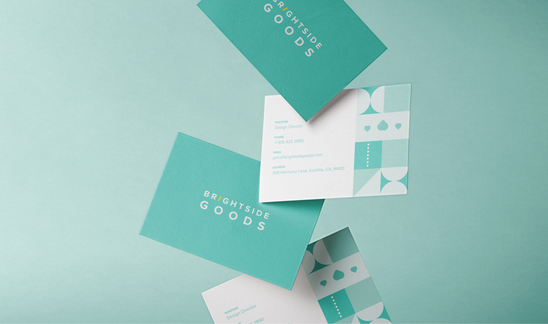 London Design Awards Winner - BrightSideGoods Visual Identity