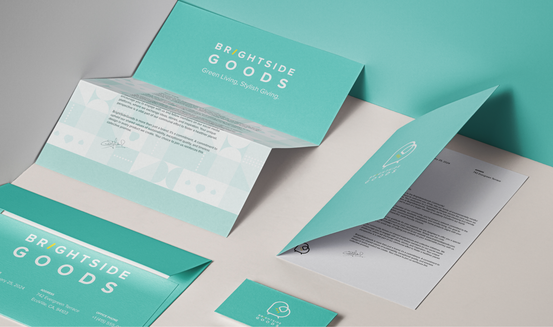 London Design Awards Winner - BrightSideGoods Visual Identity