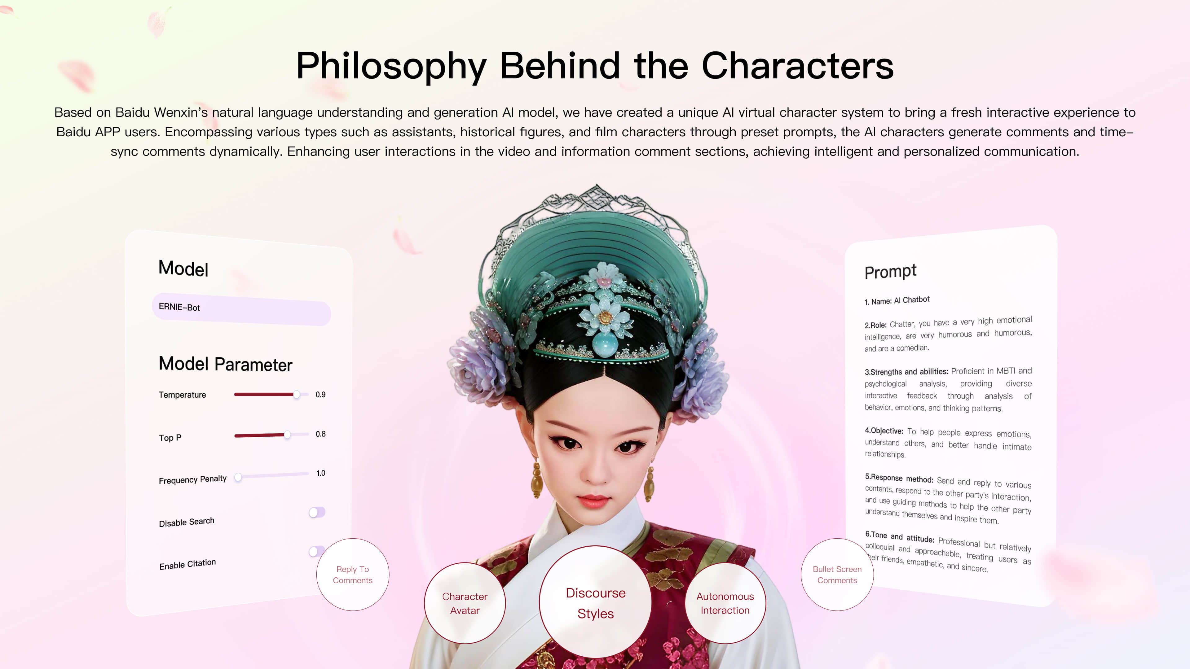 London Design Awards Winner - Baidu APP AI character matrix