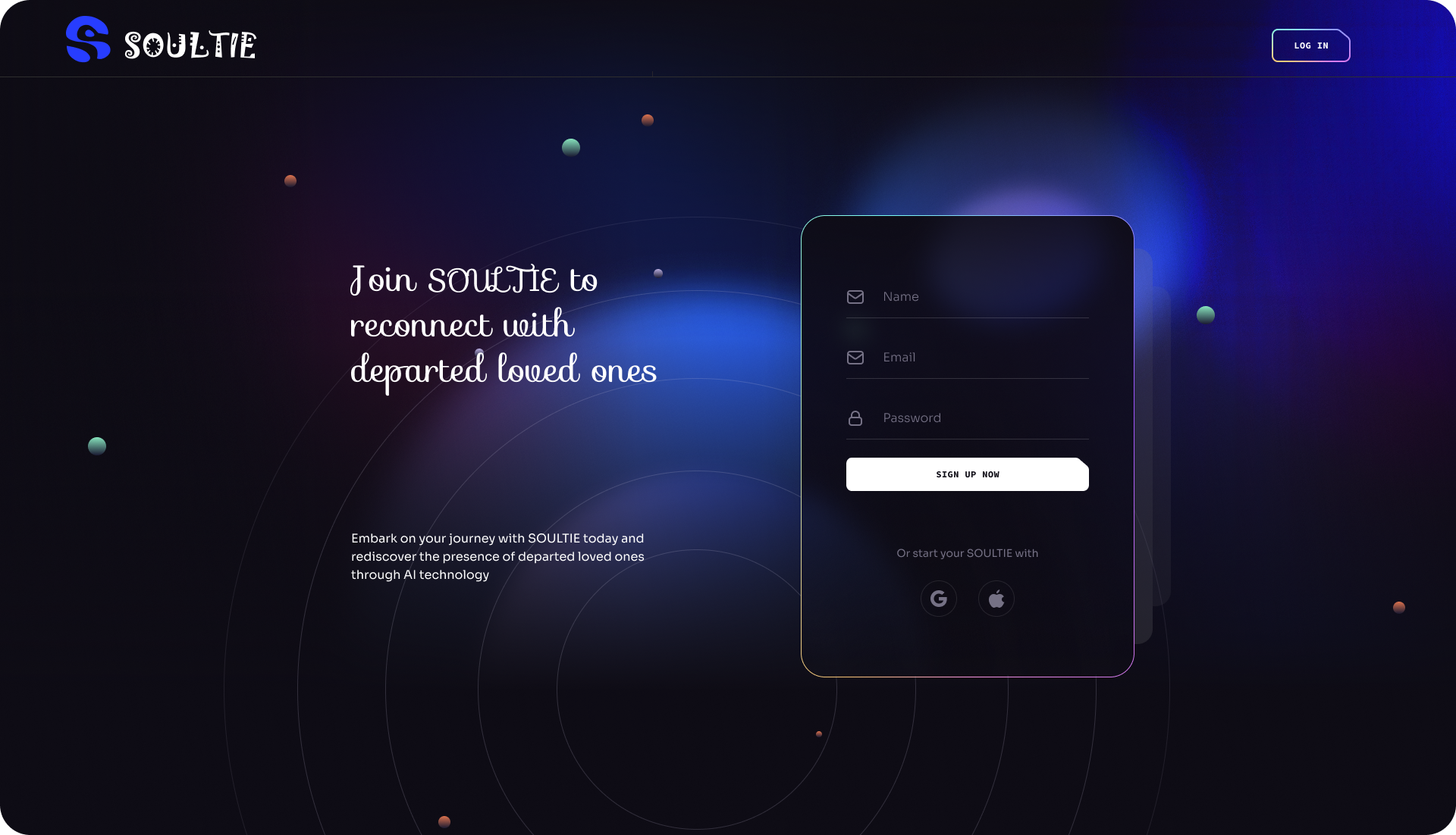 London Design Awards Winner - SOULTIE:AI-Powered Memories: Love Connected Forever