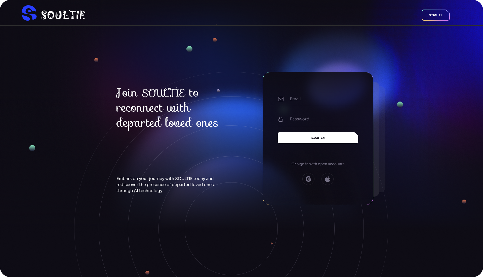 London Design Awards Winner - SOULTIE:AI-Powered Memories: Love Connected Forever