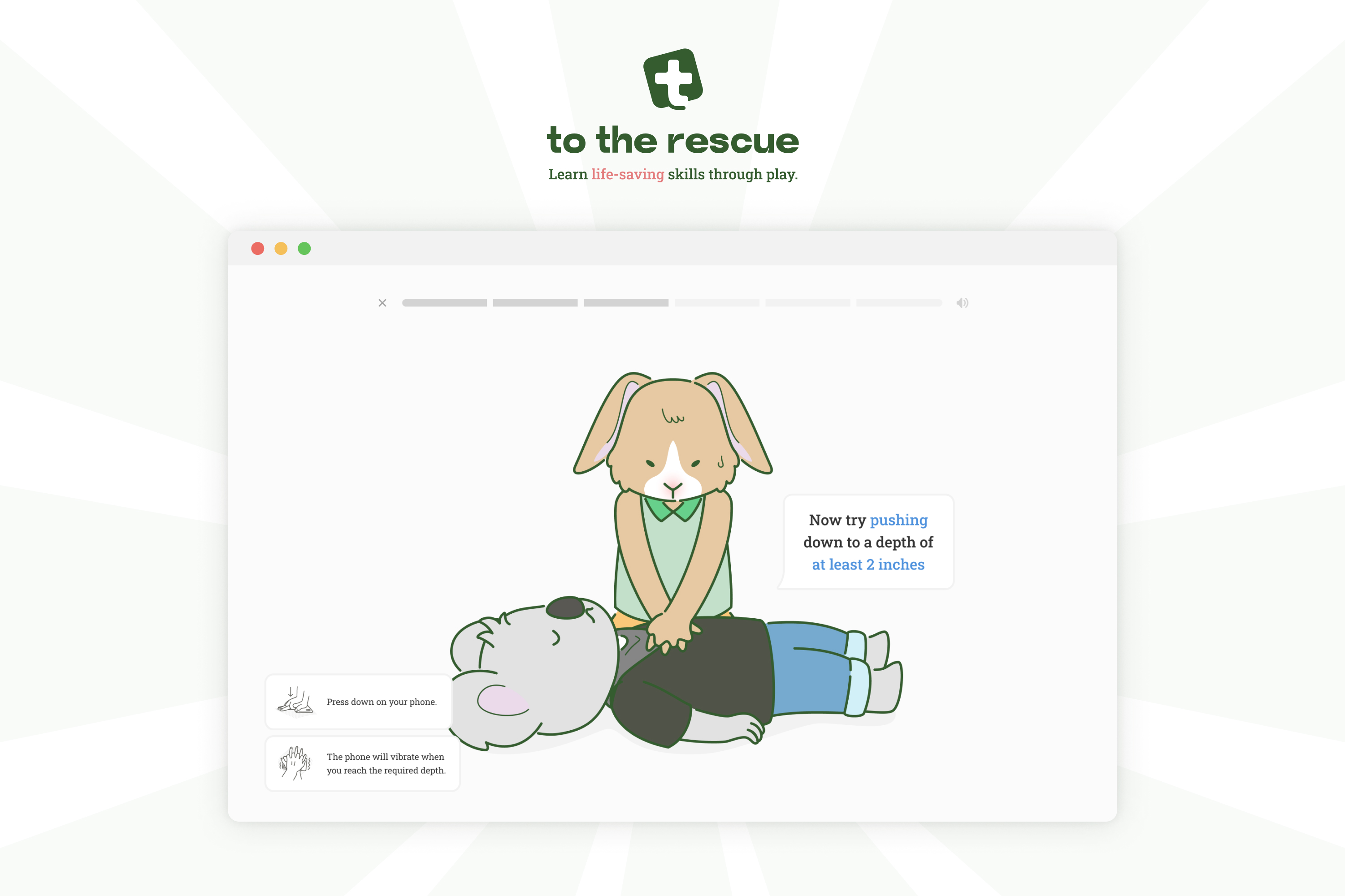 London Design Awards Winner - To the rescue - Learn life-saving skills through play