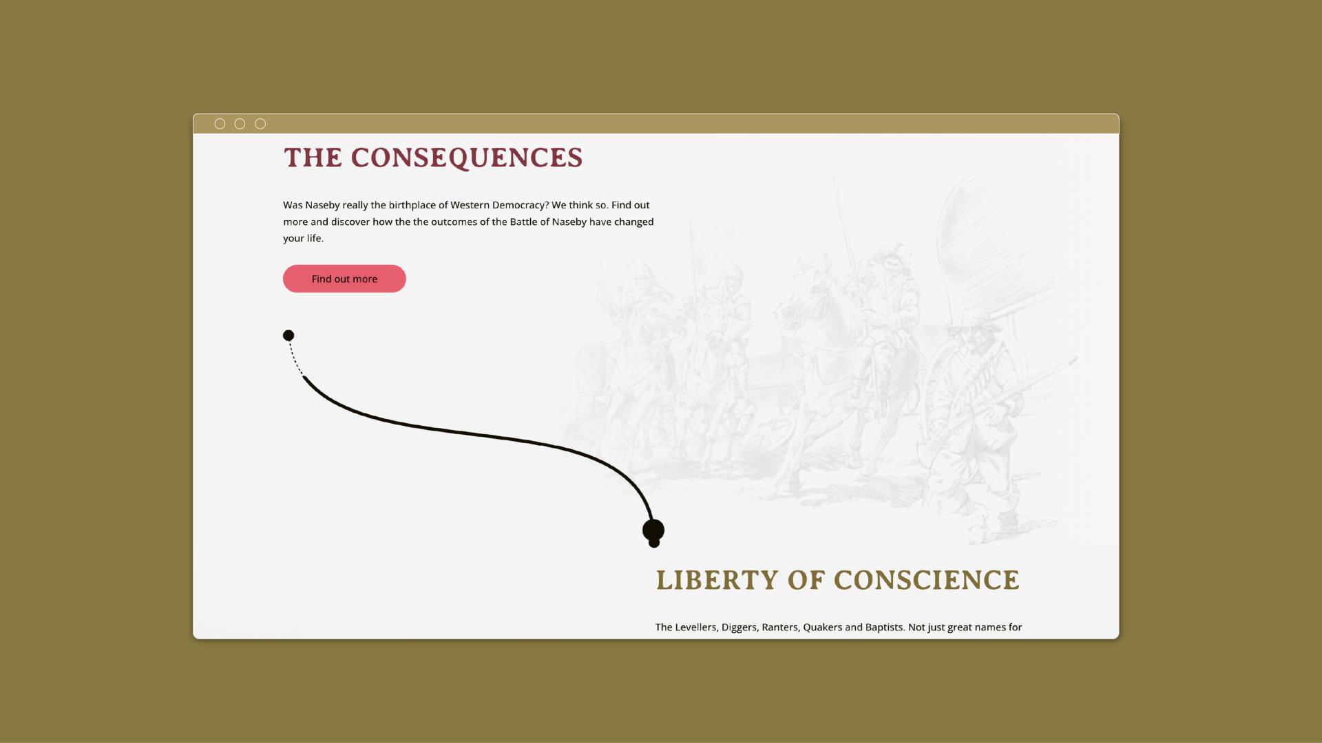 London Design Awards Winner - Naseby Website