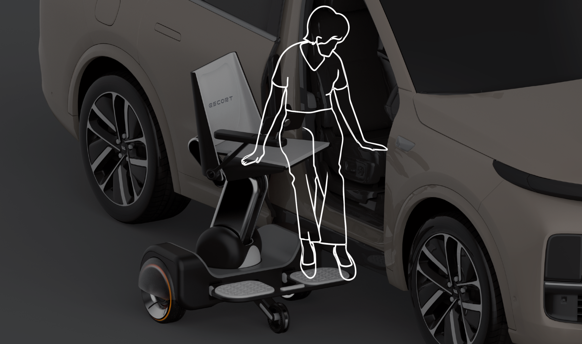 London Design Awards Winner - ESCORT - Mobility Solution for solo hospital patient