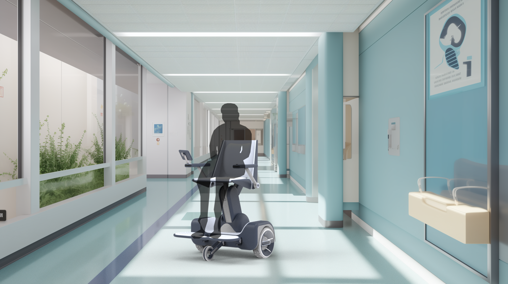 London Design Awards Winner - ESCORT - Mobility Solution for solo hospital patient