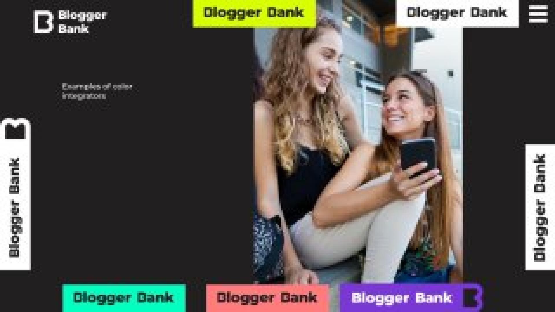 London Design Awards Winner - Blogger Bank | UX/UI Design