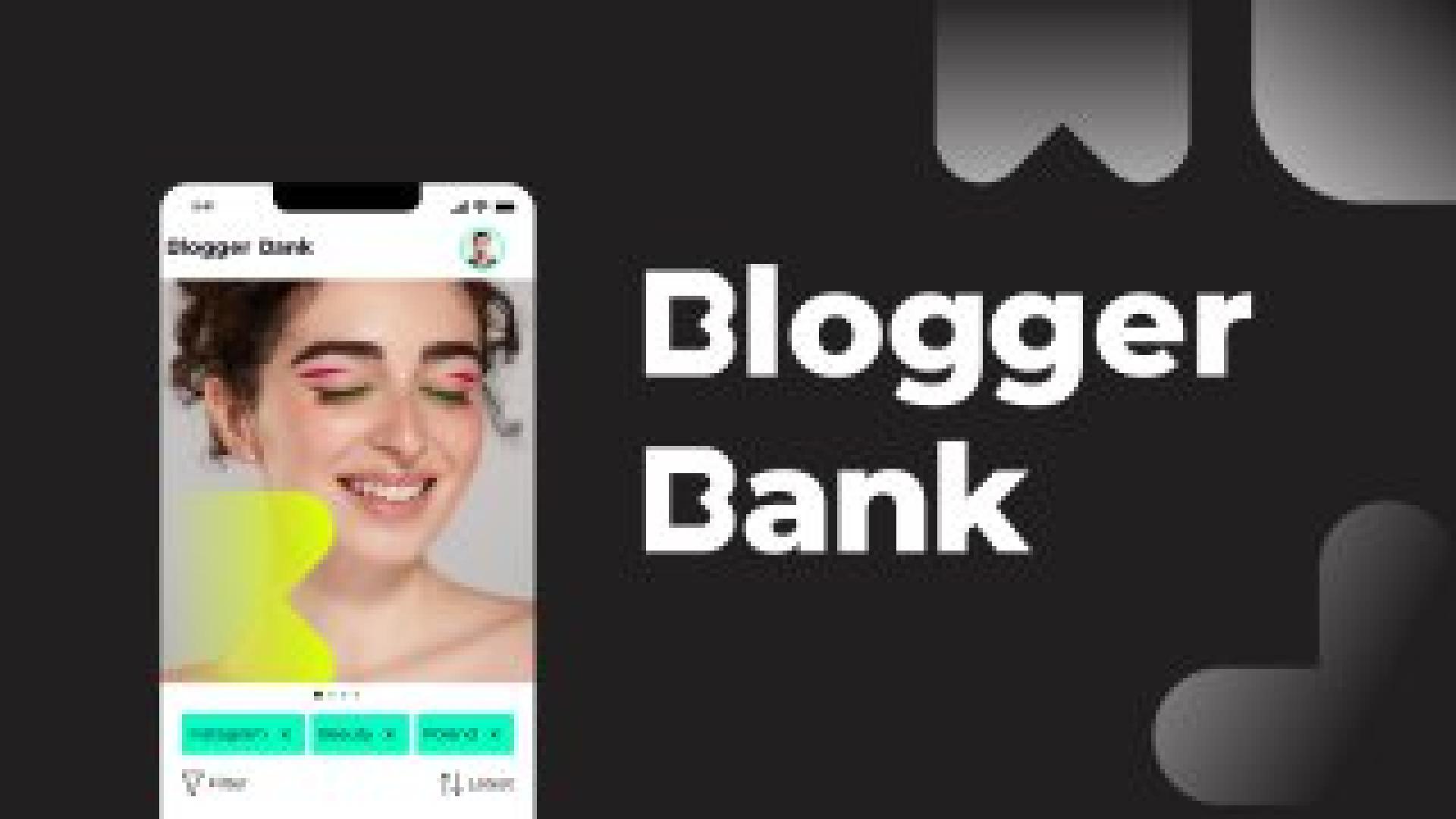 London Design Awards Winner - Blogger Bank | UX/UI Design