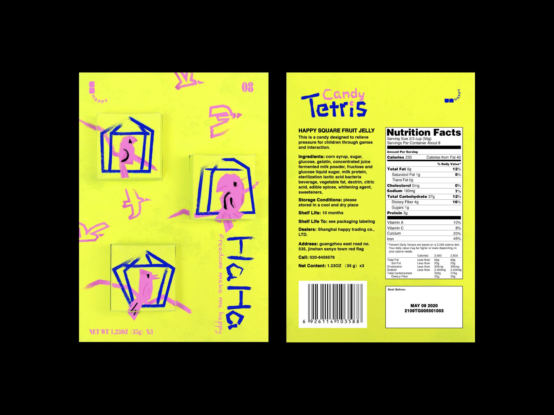 London Design Awards Winner - Candy Tetris