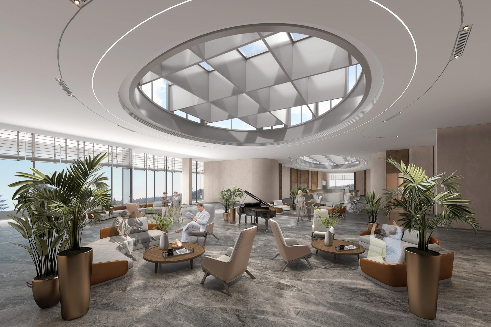 London Design Awards Winner - Taikang Qingdao Qinyuan longevity community vitality center