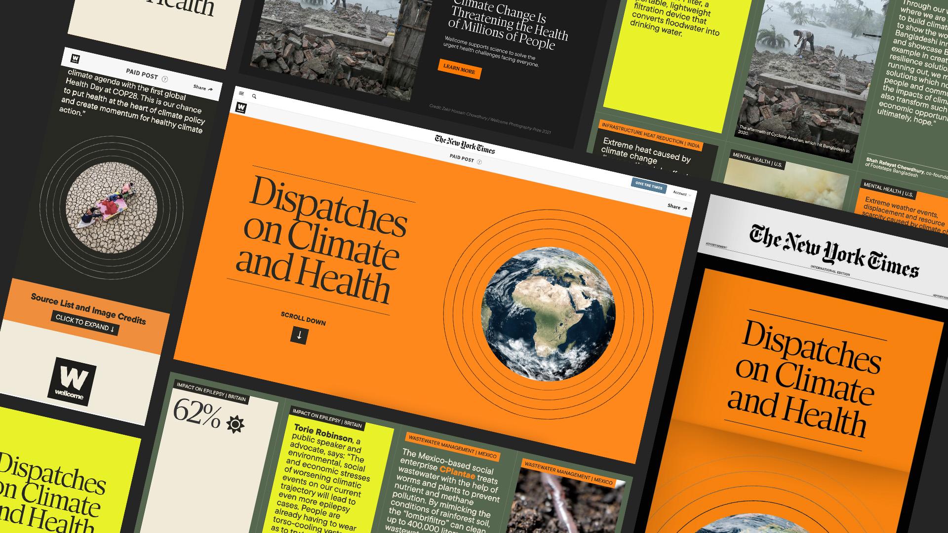 London Design Awards Winner - Dispatches on Climate and Health