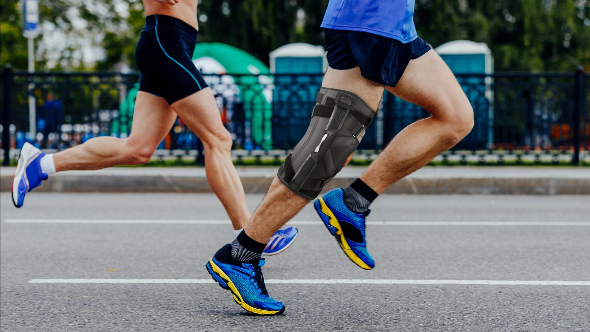 London Design Awards Winner - Multi-strap Flexible Hinged Neoprene Knee Pads