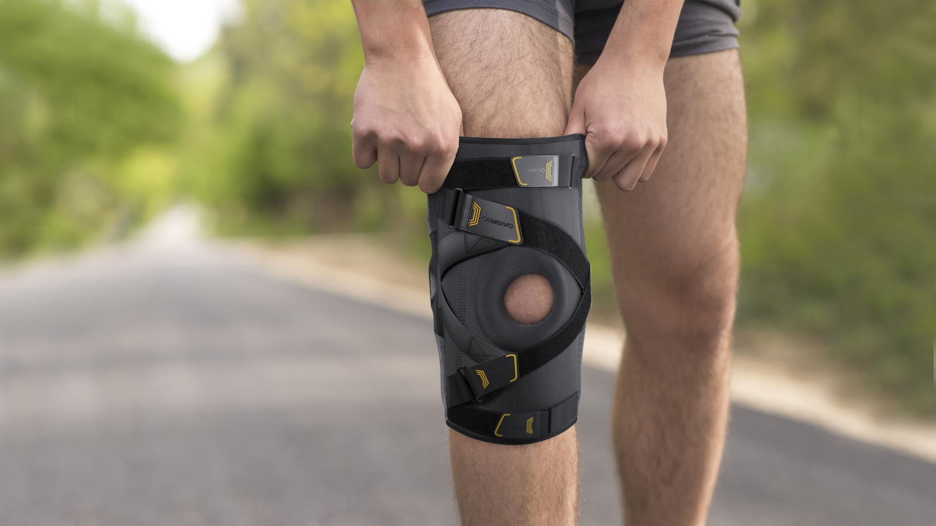 London Design Awards Winner - Multi-strap Flexible Hinged Neoprene Knee Pads