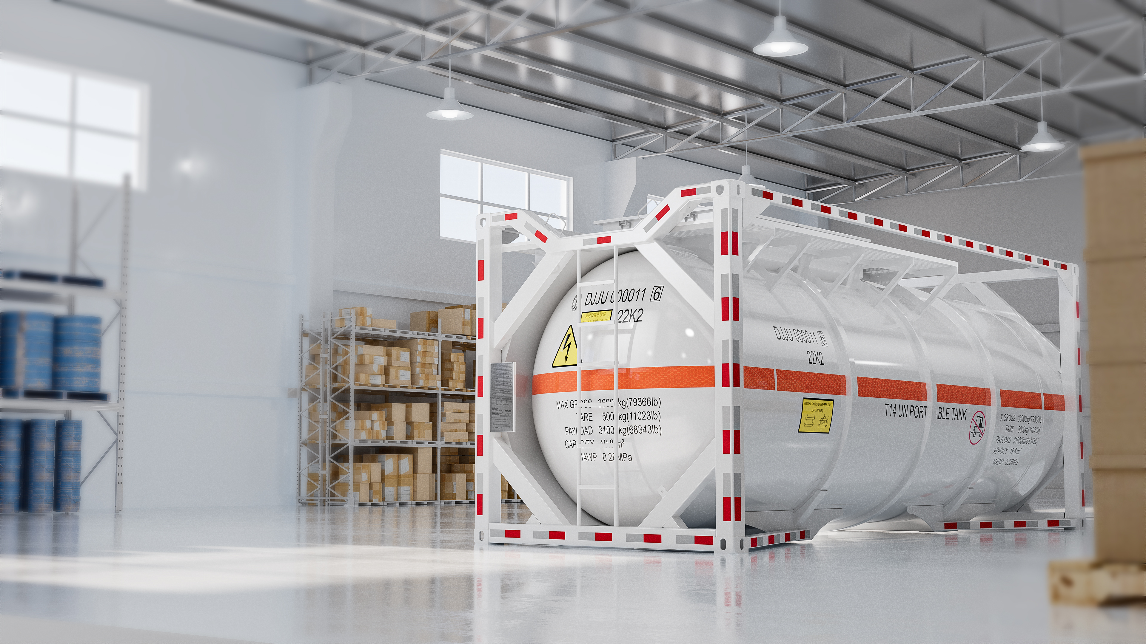 London Design Awards Winner - Hazardous liquid tank containers